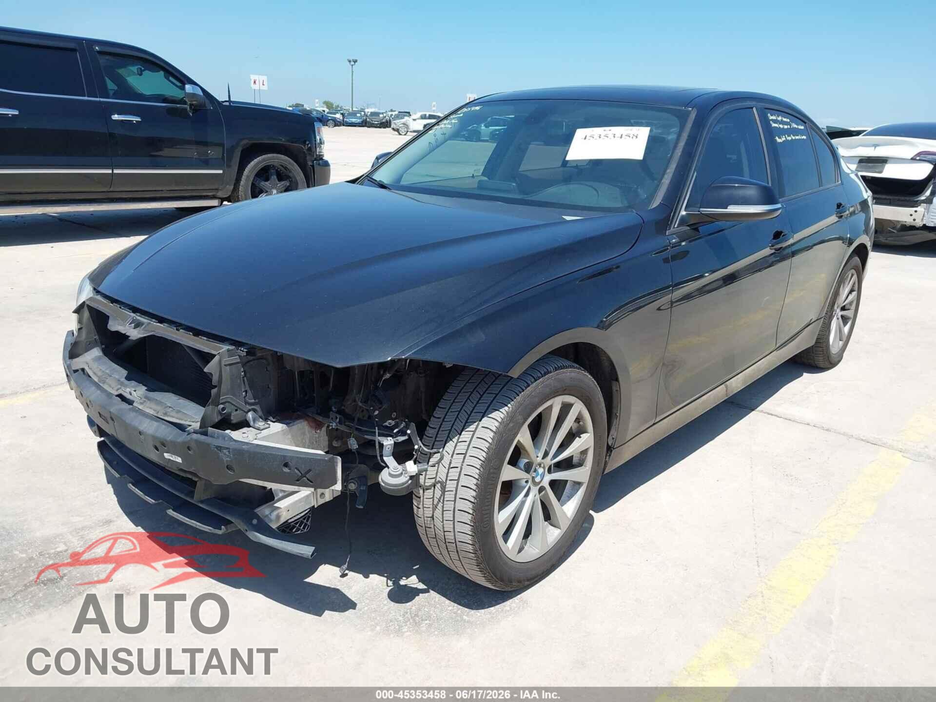 BMW 320I 2016 - WBA8E1G52GNU11339
