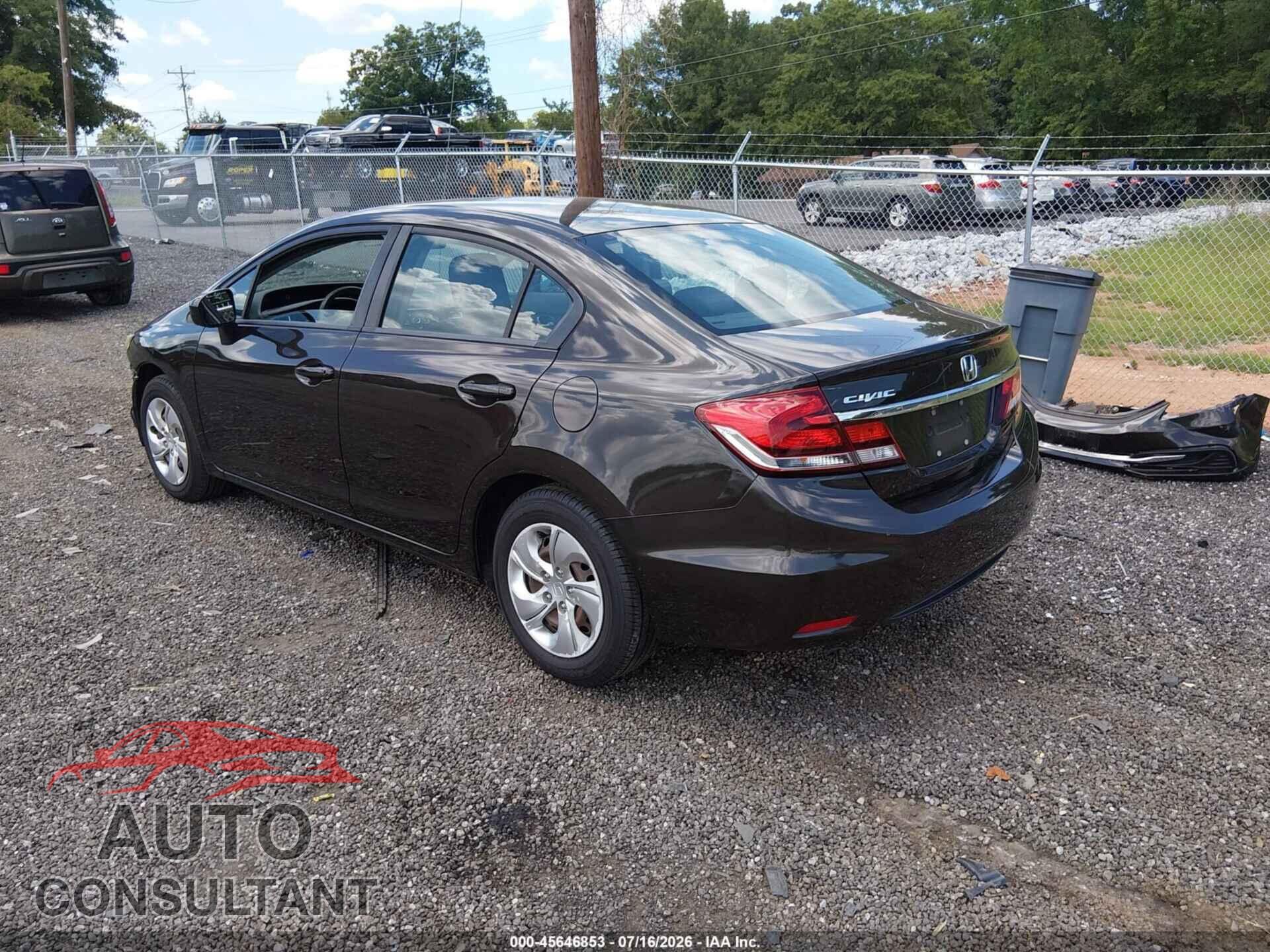 HONDA CIVIC 2014 - 2HGFB2F51EH519372