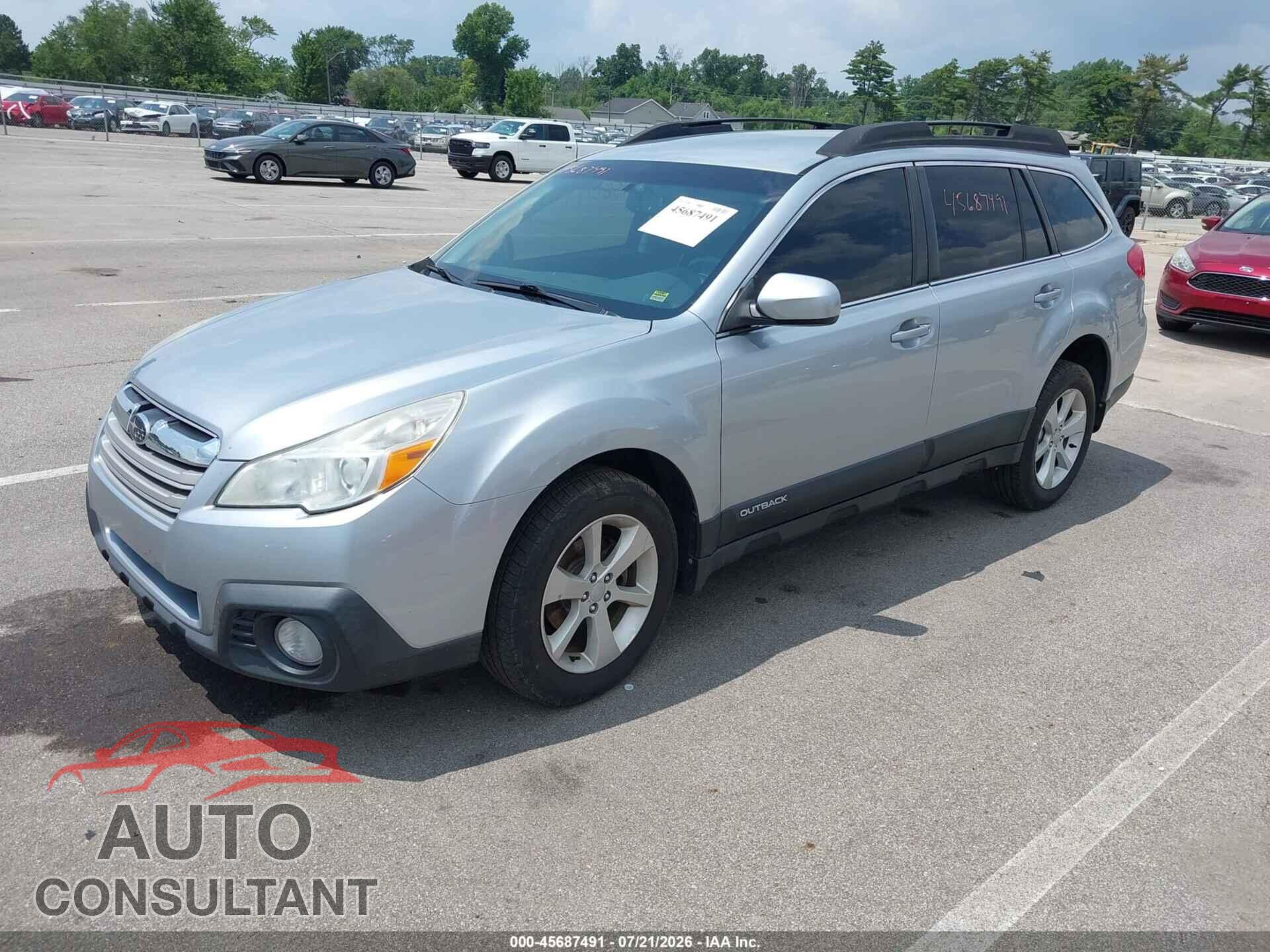 SUBARU OUTBACK 2013 - 4S4BRCCC8D3204728