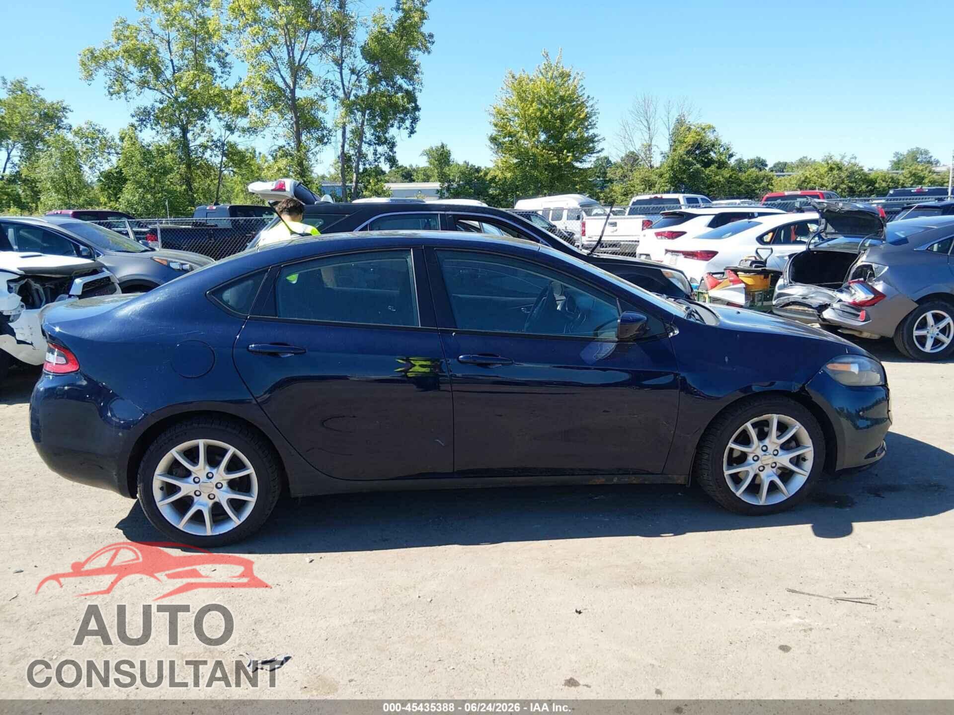 DODGE DART 2013 - 1C3CDFBA8DD336797