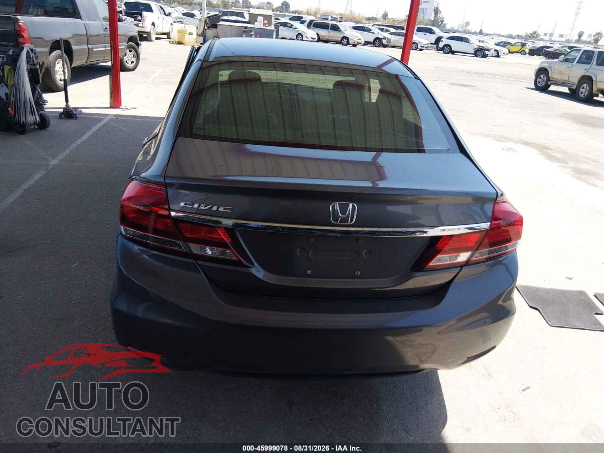 HONDA CIVIC 2013 - 19XFB2F54DE236229