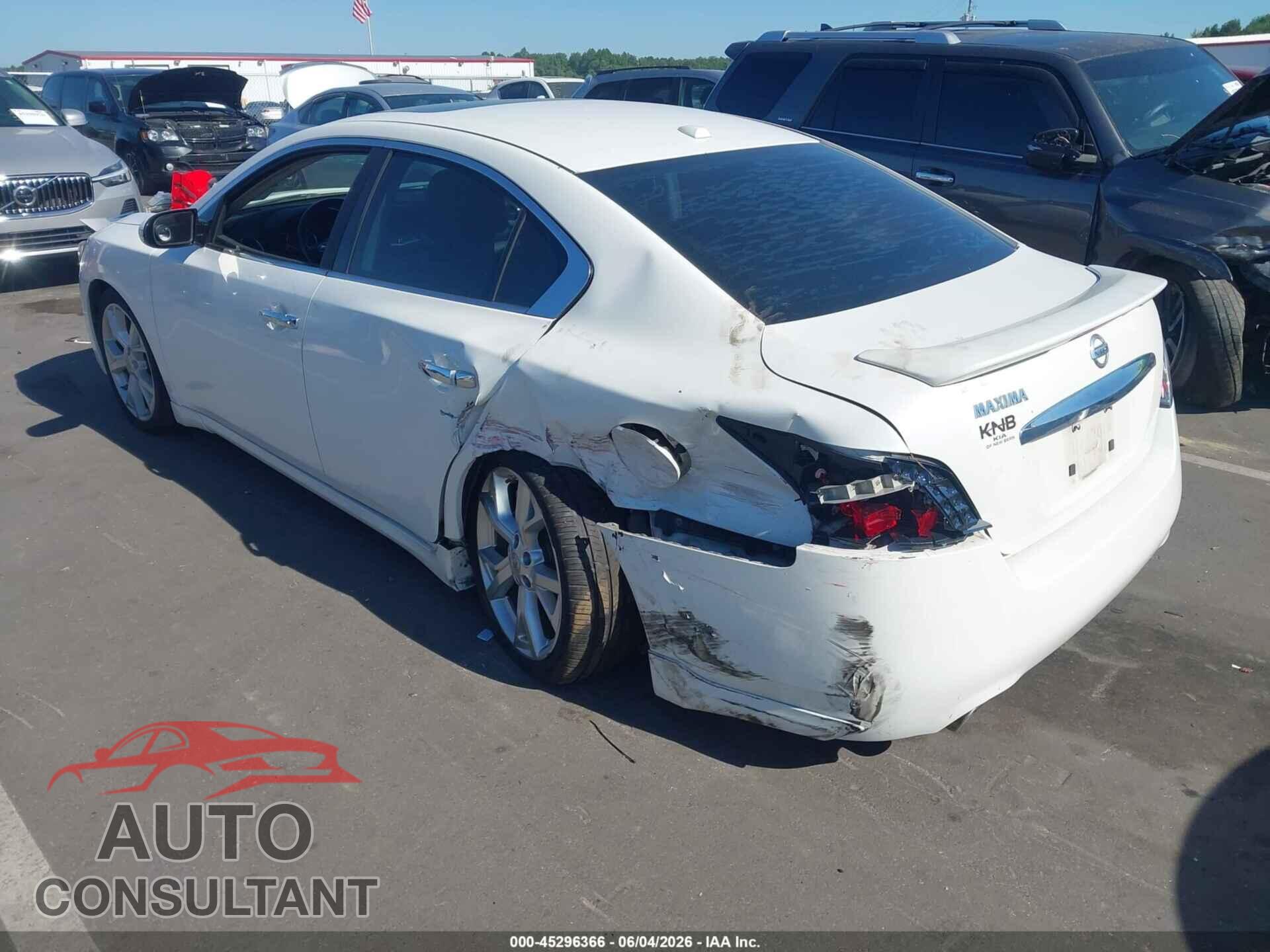 NISSAN MAXIMA 2012 - 1N4AA5AP1CC870200