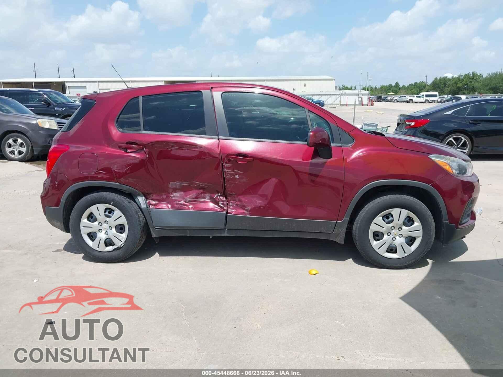CHEVROLET TRAX 2017 - 3GNCJKSB3HL273475