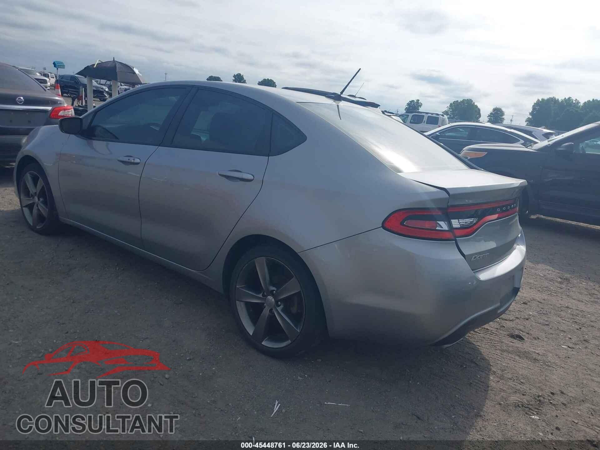 DODGE DART 2015 - 1C3CDFEBXFD254111
