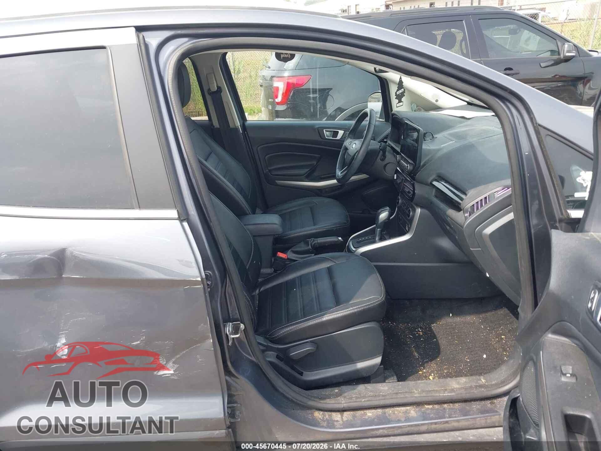 FORD ECOSPORT 2022 - MAJ6S3KL7NC461379