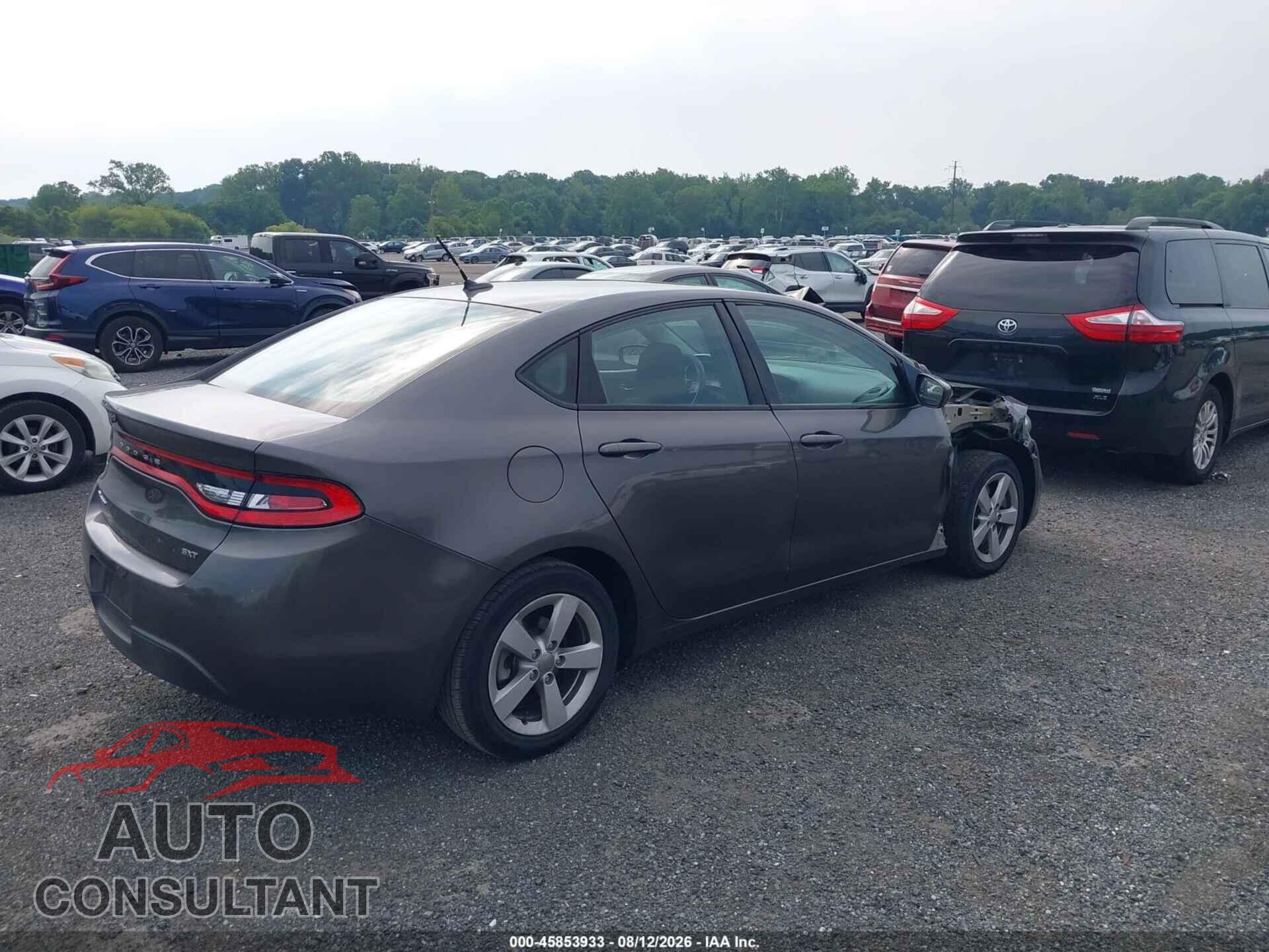 DODGE DART 2015 - 1C3CDFBB5FD128680