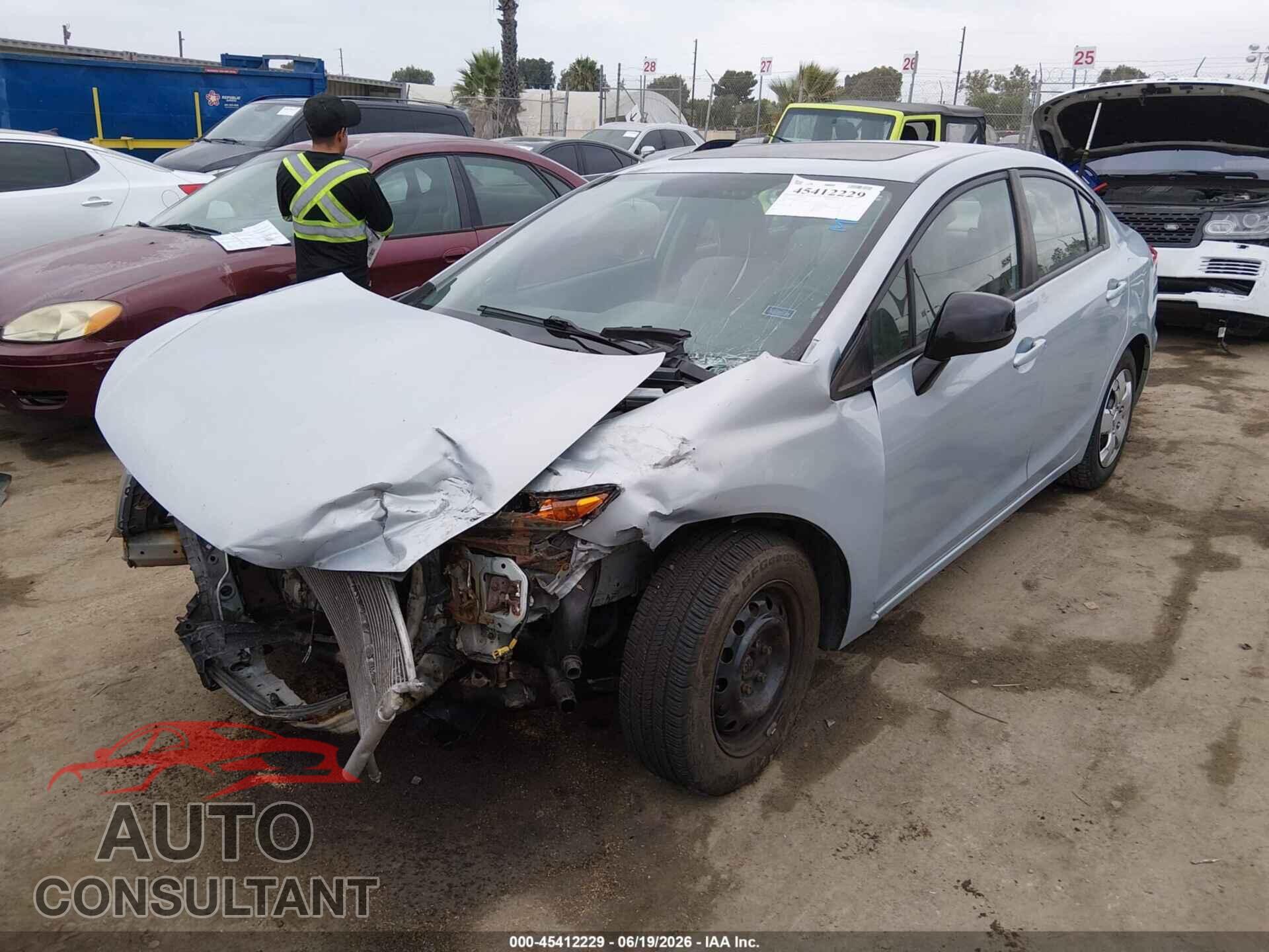 HONDA CIVIC 2012 - 2HGFB2F85CH546047