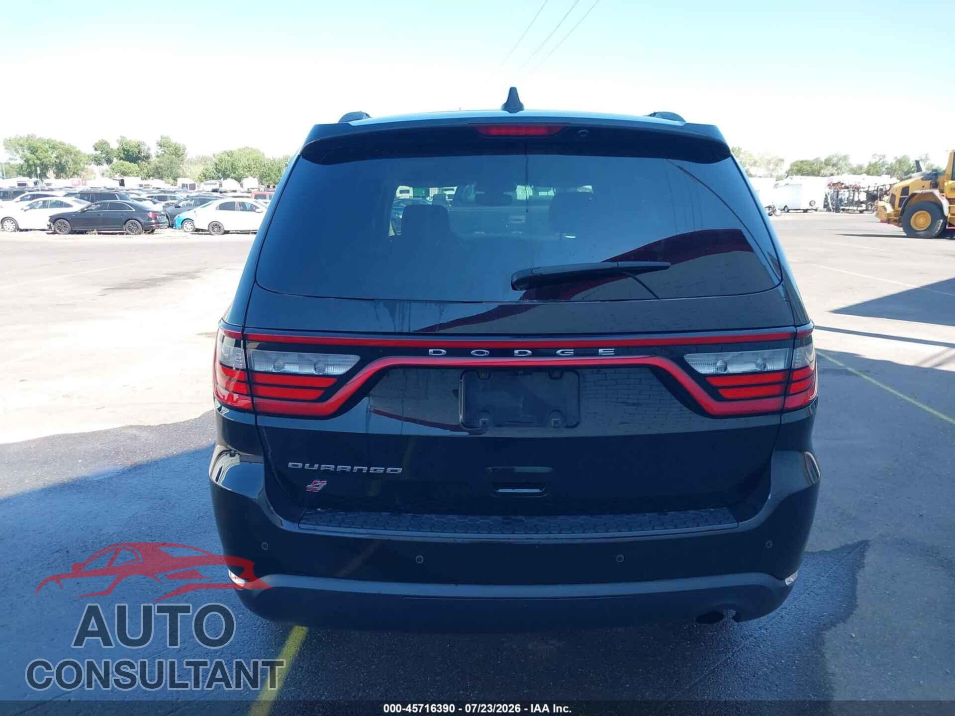 DODGE DURANGO 2019 - 1C4RDJAGXKC839765