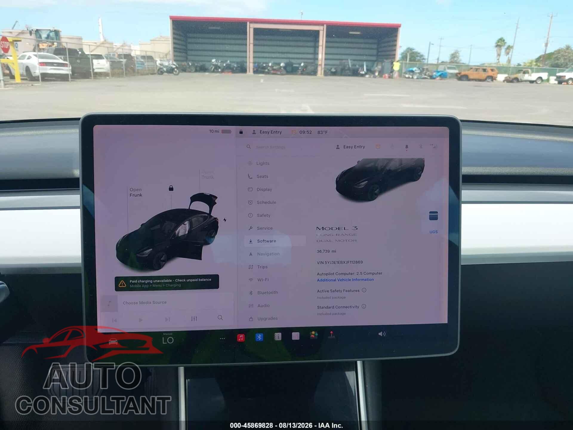 TESLA MODEL 3 2018 - 5YJ3E1EBXJF112869