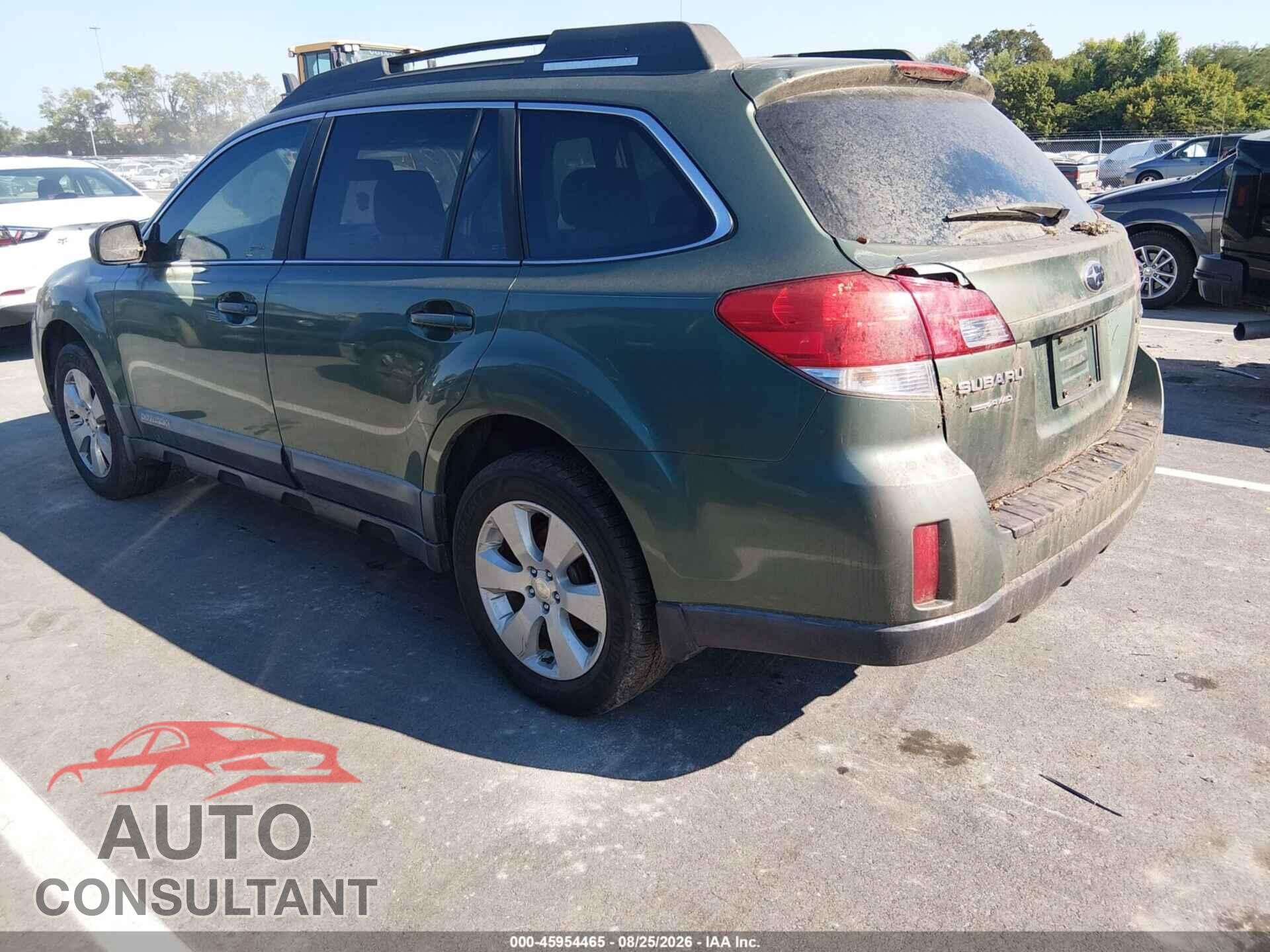 SUBARU OUTBACK 2010 - 4S4BRBDC8A3382787