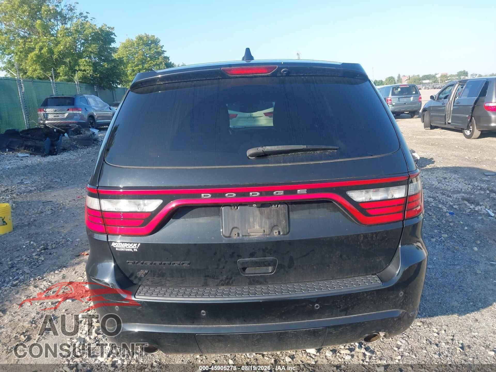 DODGE DURANGO 2018 - 1C4RDJAG2JC323978