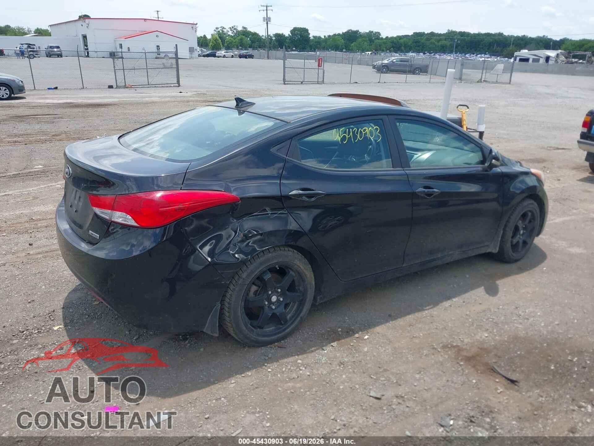 HYUNDAI ELANTRA 2012 - KMHDH4AE5CU459075