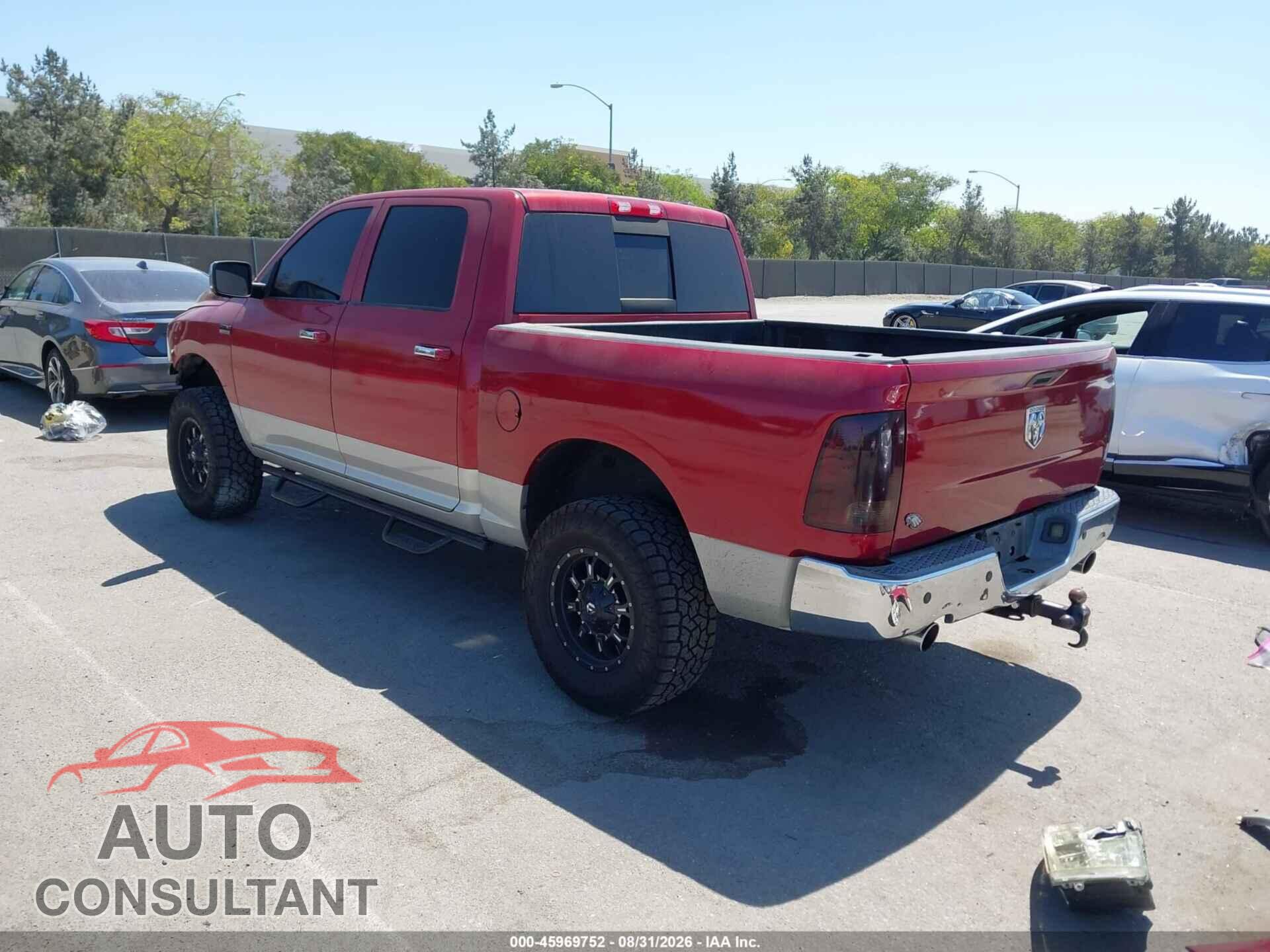 DODGE RAM 1500 2010 - 1D7RB1CT4AS155952