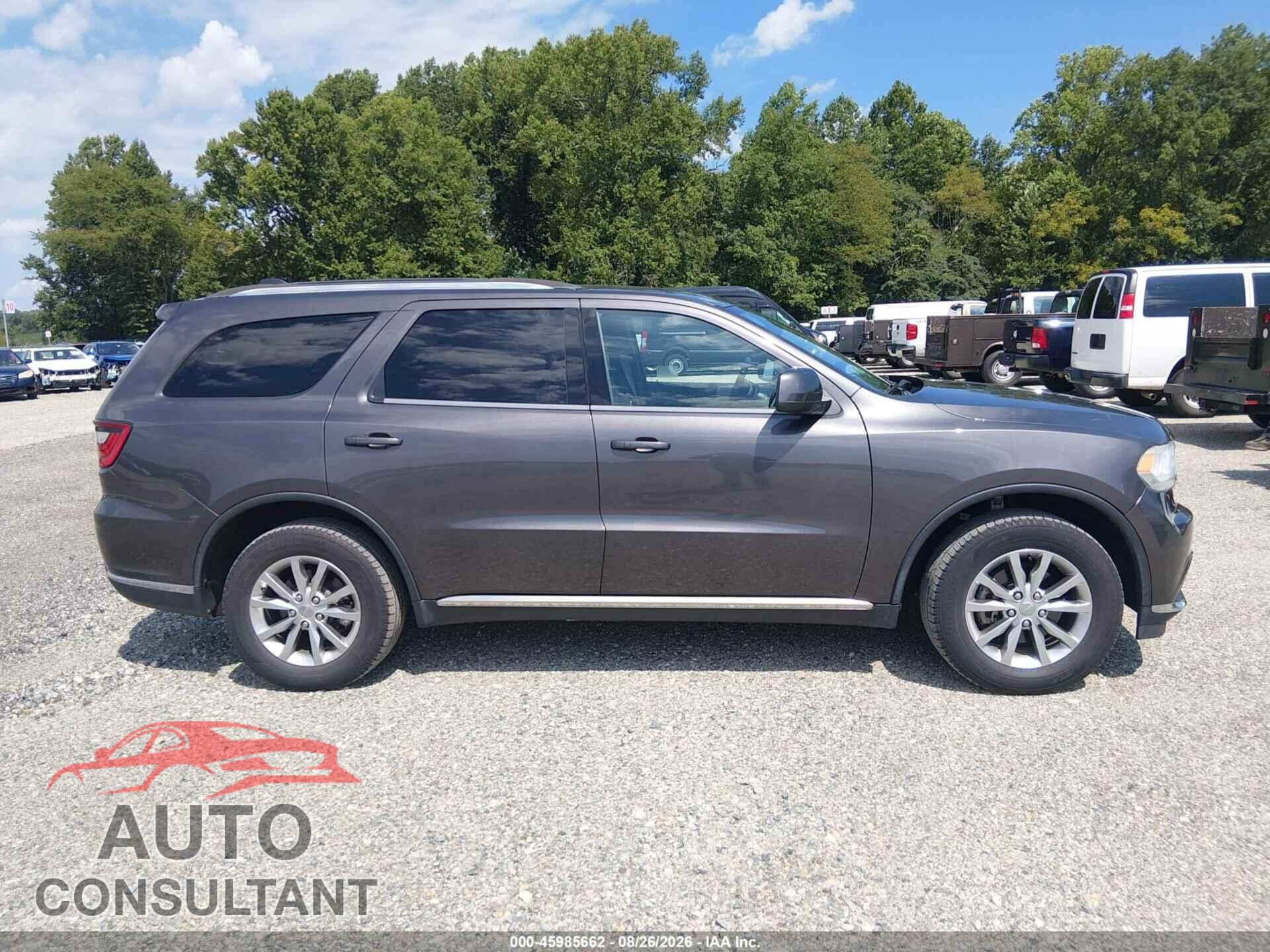 DODGE DURANGO 2017 - 1C4RDJAG4HC883687