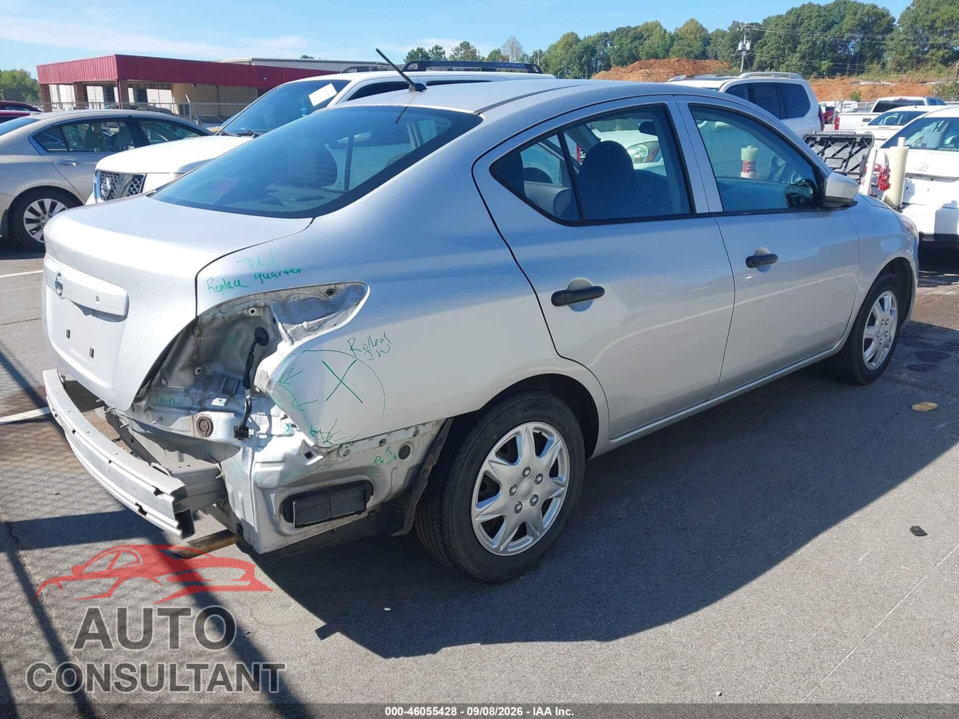 NISSAN VERSA 2017 - 3N1CN7AP3HL800487