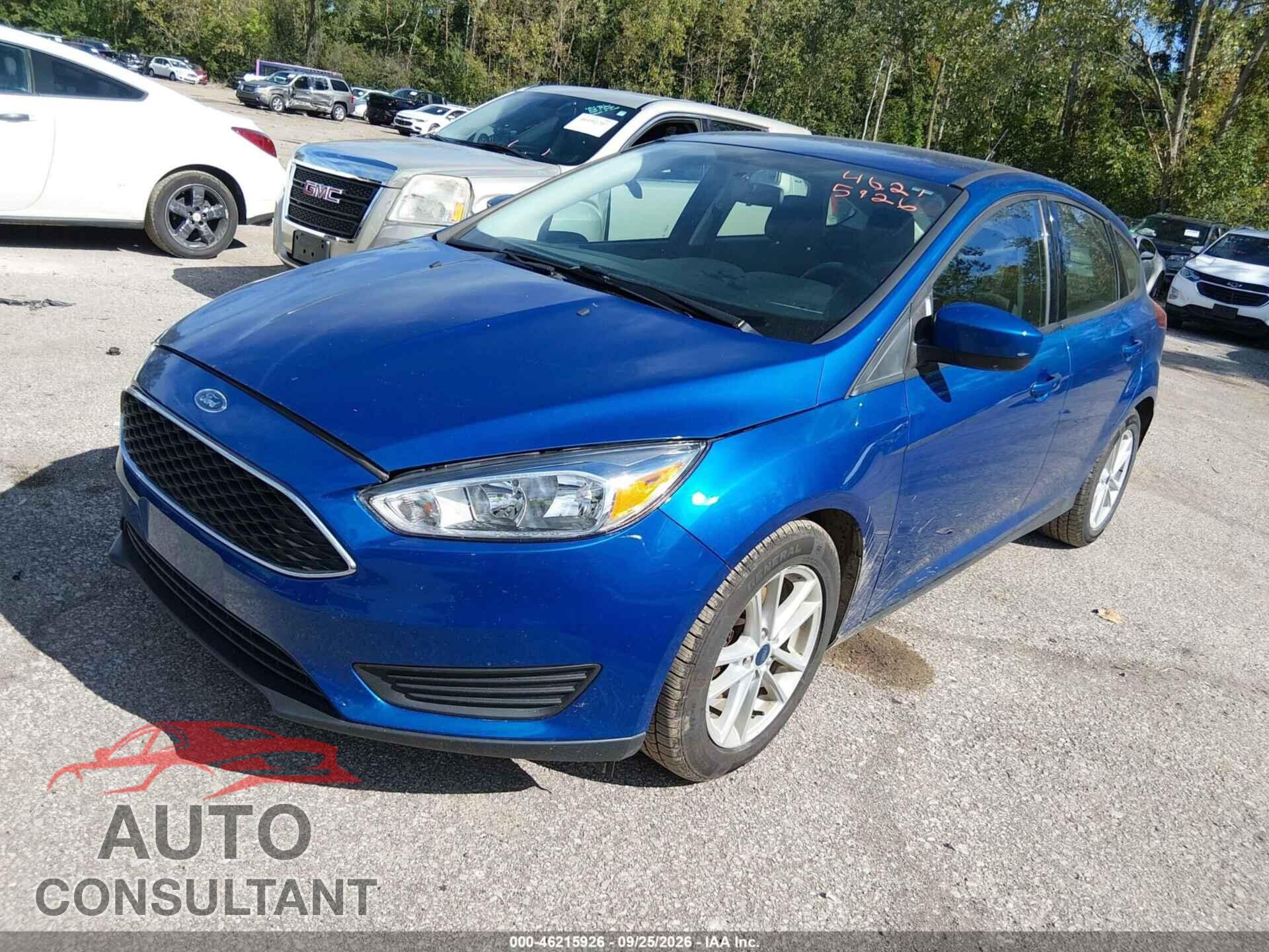 FORD FOCUS 2018 - 1FADP3K29JL301000