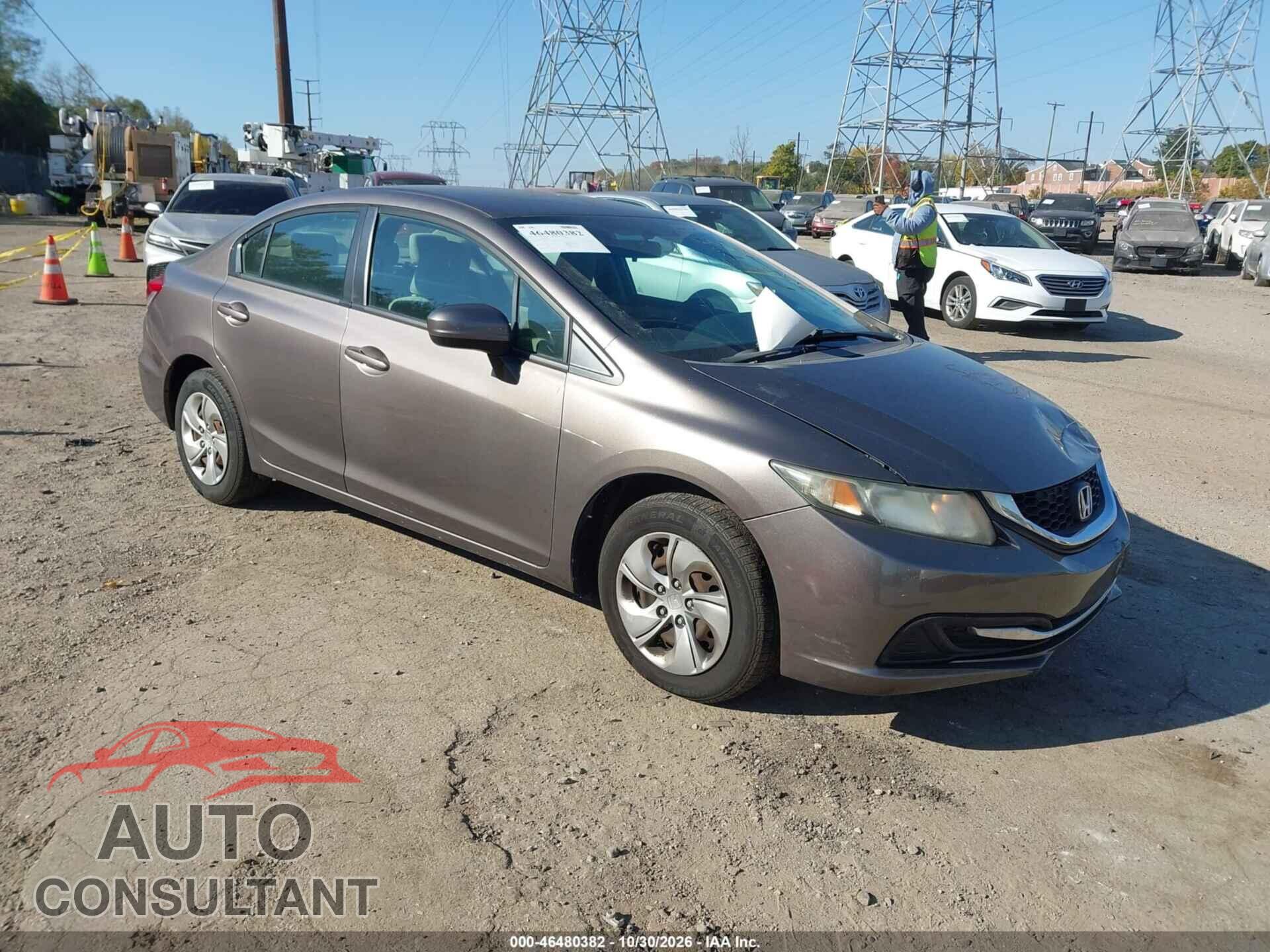 HONDA CIVIC 2014 - 19XFB2F54EE205032