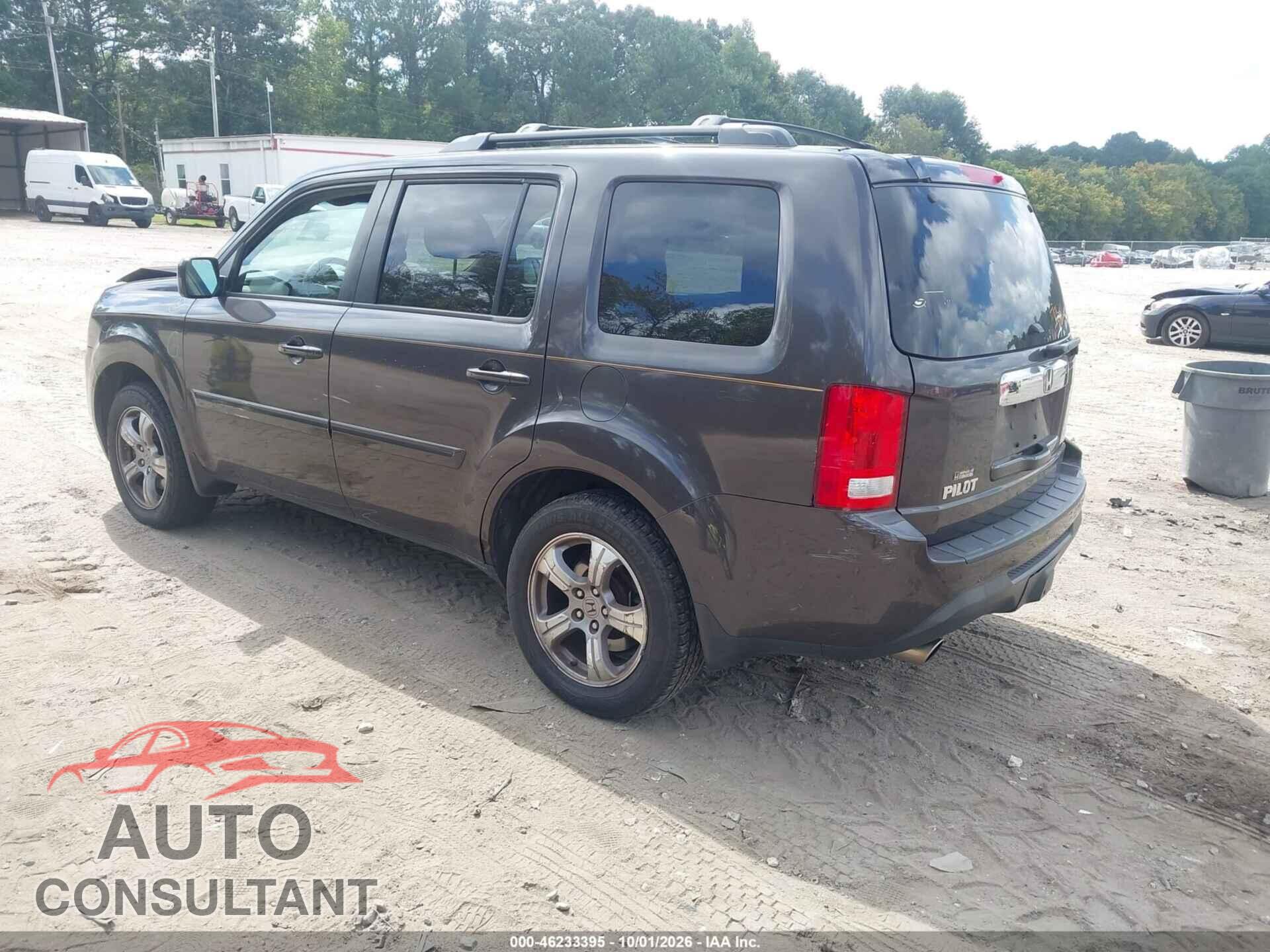HONDA PILOT 2012 - 5FNYF3H60CB008908