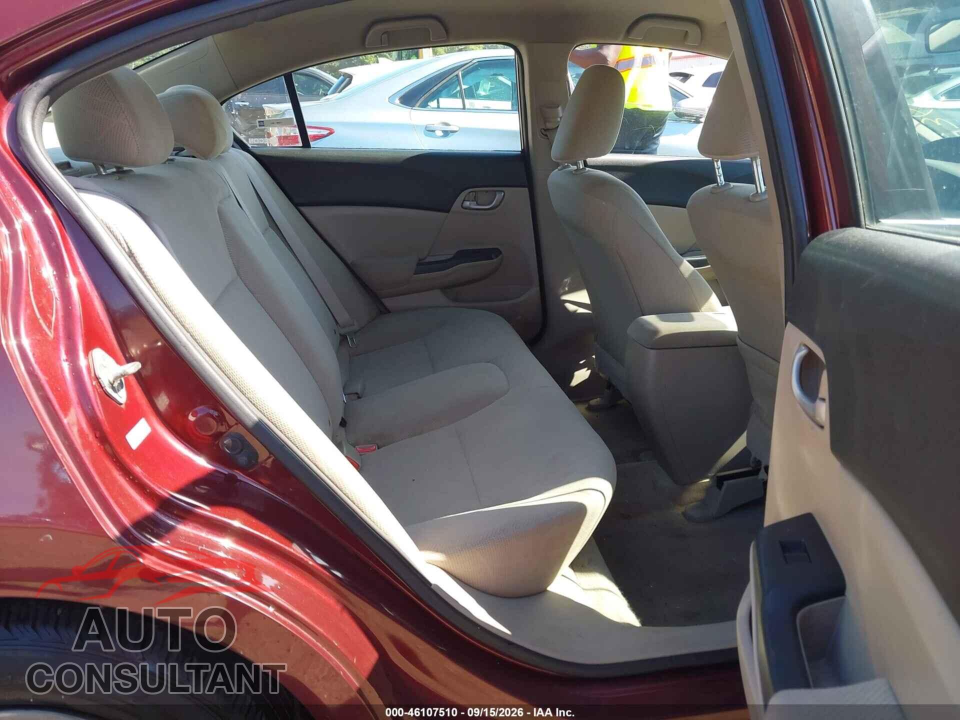 HONDA CIVIC 2012 - 2HGFB2F59CH534053