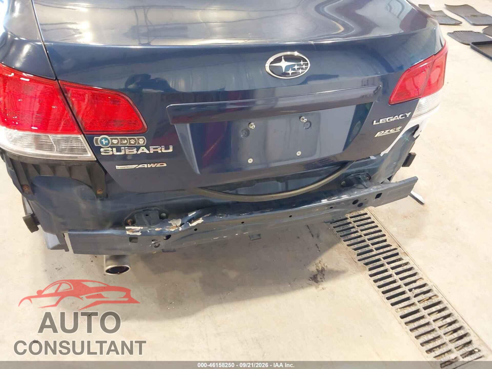 SUBARU LEGACY 2011 - 4S3BMBB69B3217106