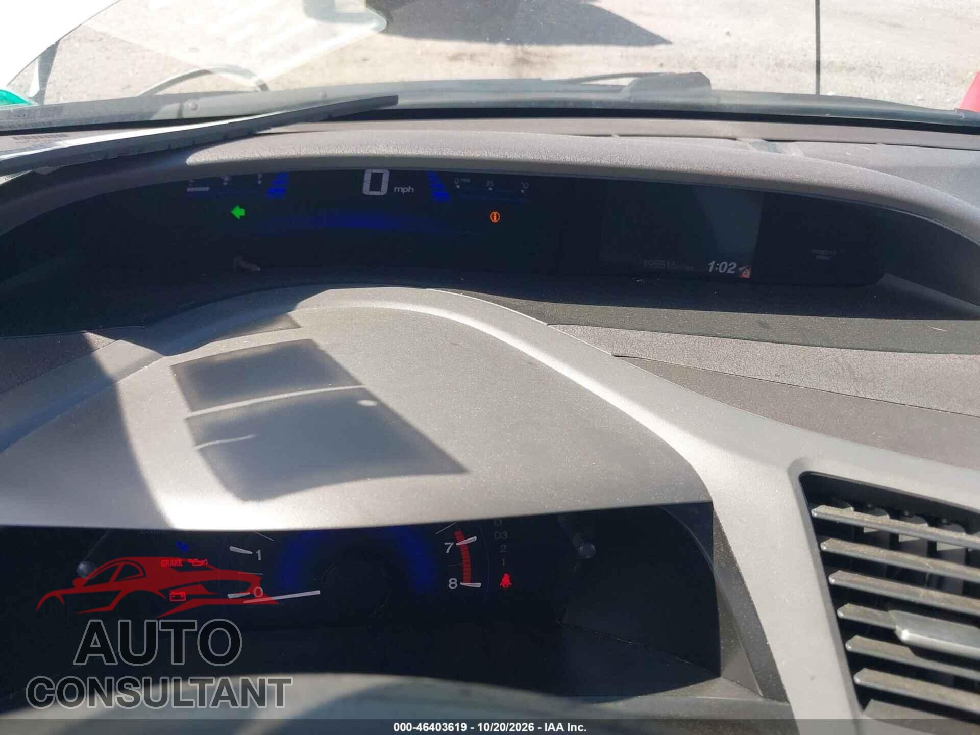 HONDA CIVIC 2012 - 19XFB2F56CE035480