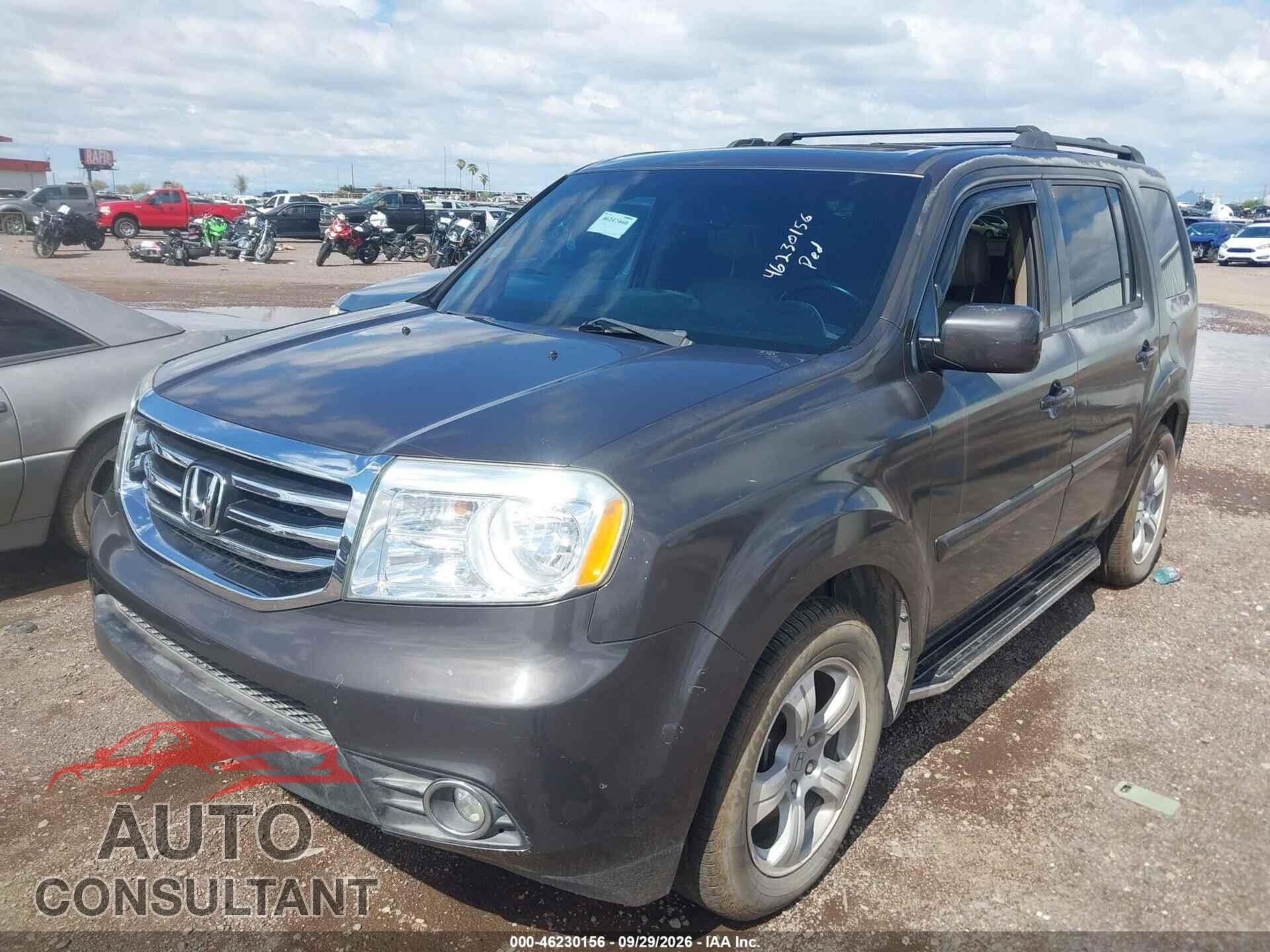 HONDA PILOT 2012 - 5FNYF4H53CB024954