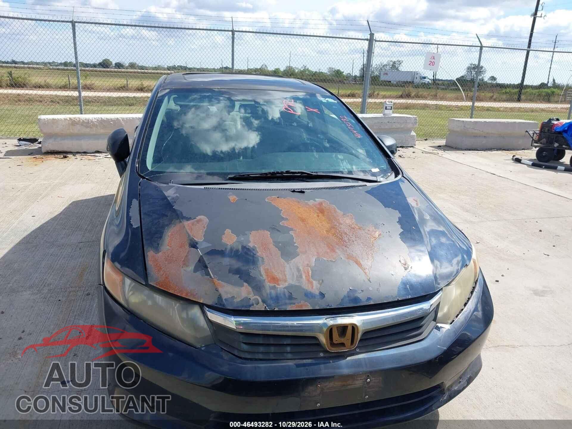 HONDA CIVIC 2012 - 2HGFB2F82CH321942
