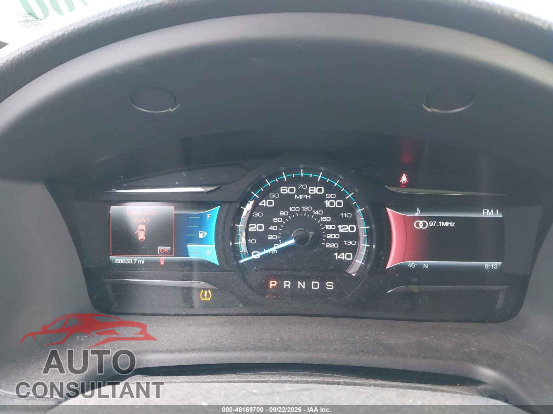 FORD FLEX 2013 - 2FMHK6DT9DBD09227