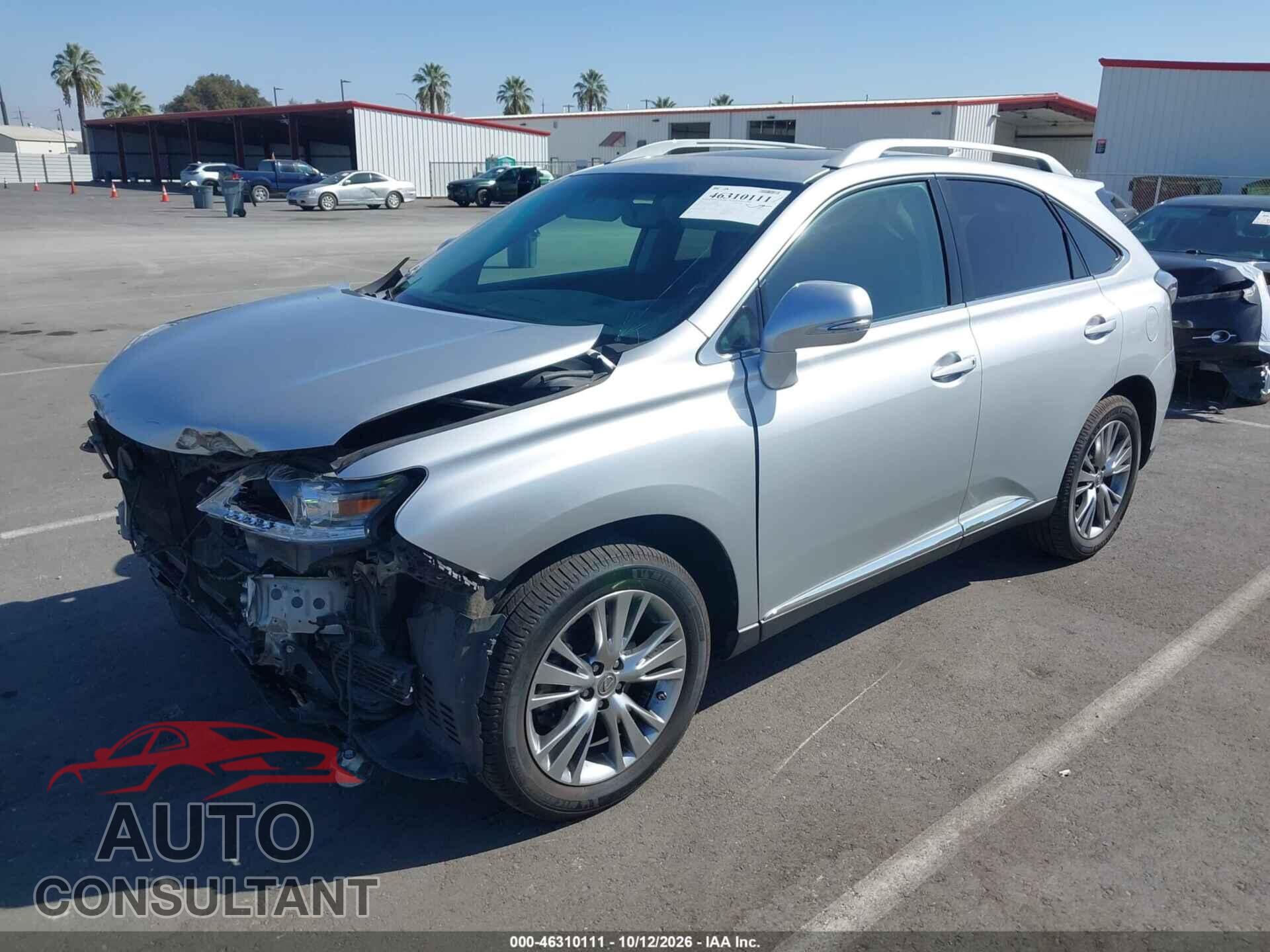 LEXUS RX 350 2014 - 2T2BK1BA2EC244949