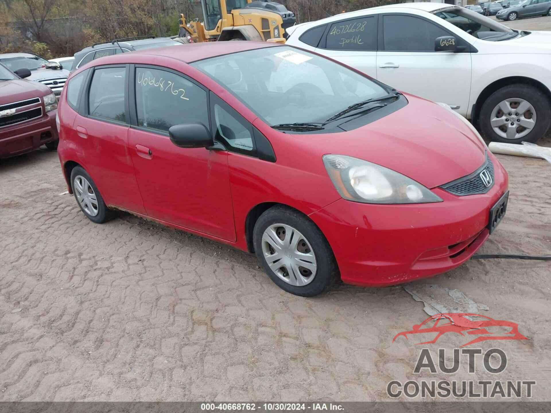 HONDA FIT 2010 - JHMGE8H25AC023504