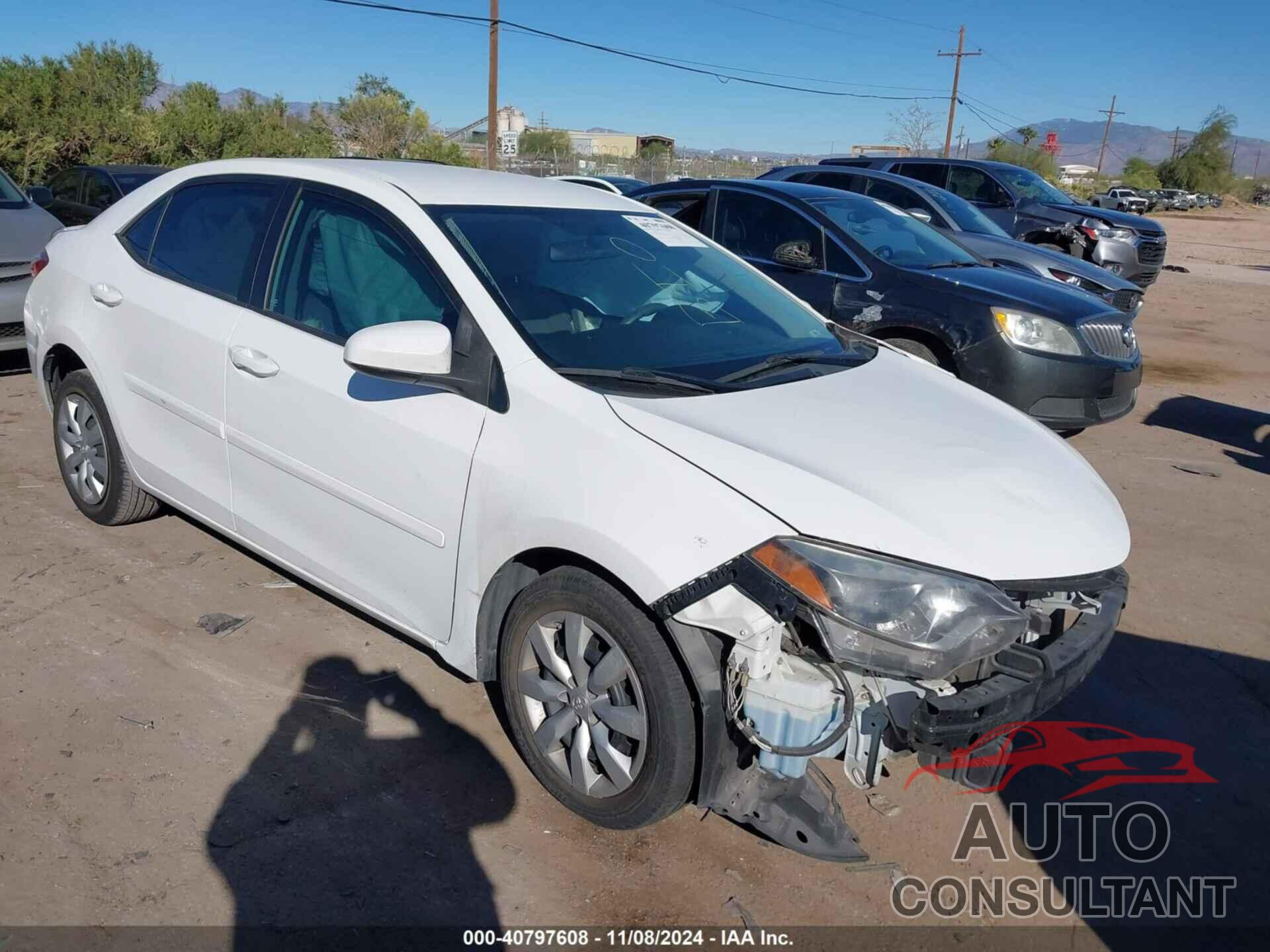 TOYOTA COROLLA 2016 - 2T1BURHEXGC703817