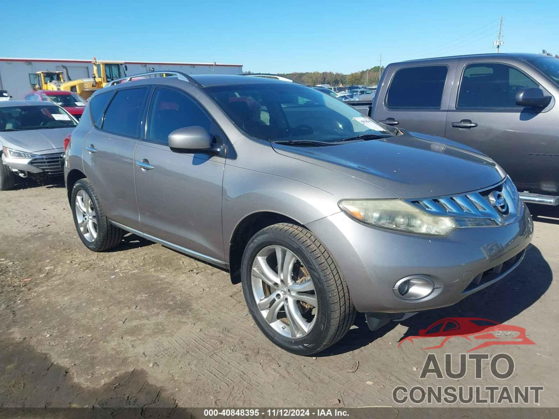 NISSAN MURANO 2009 - JN8AZ18W69W144269