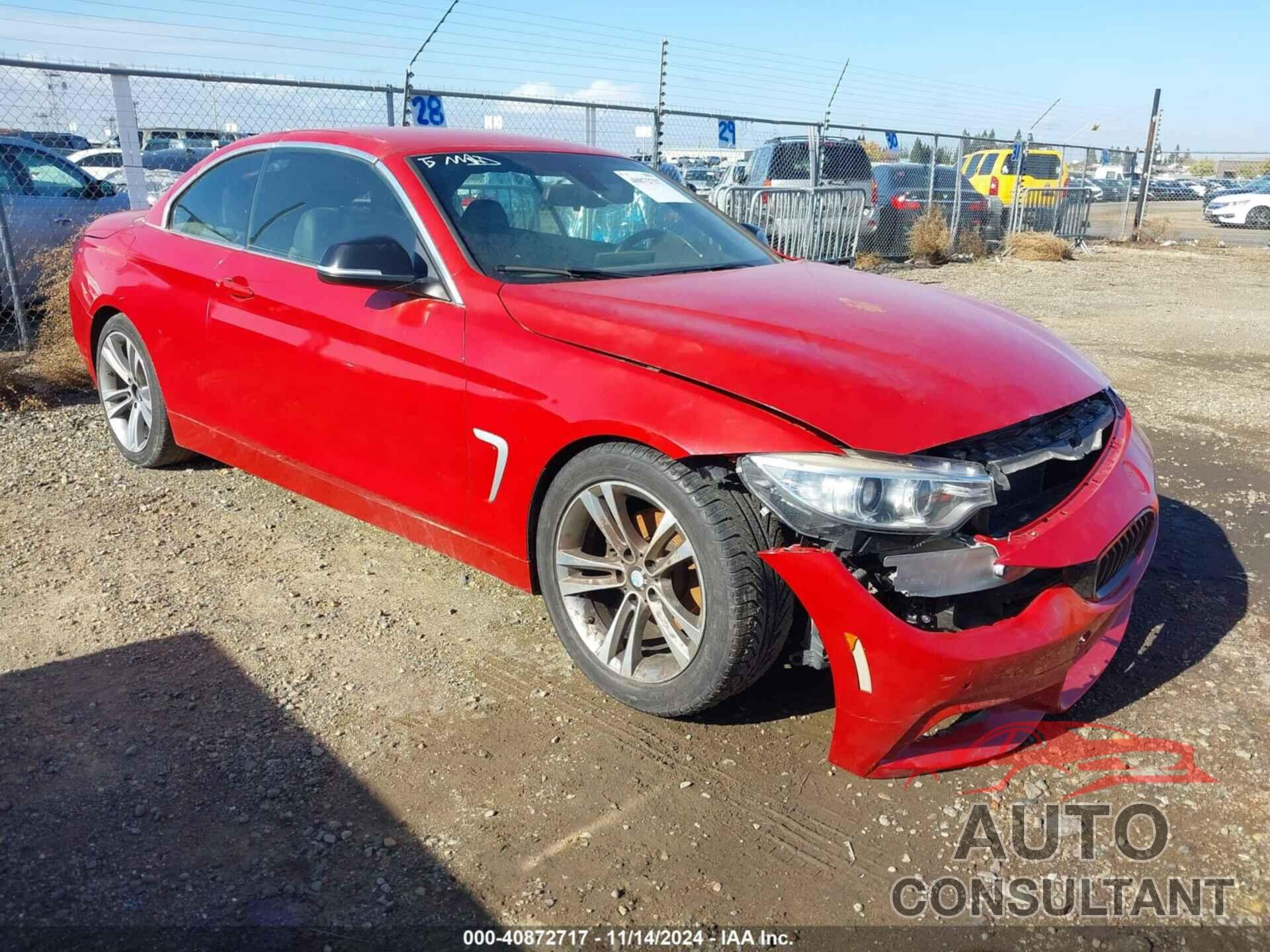 BMW 428I 2014 - WBA3V5C53EP747798