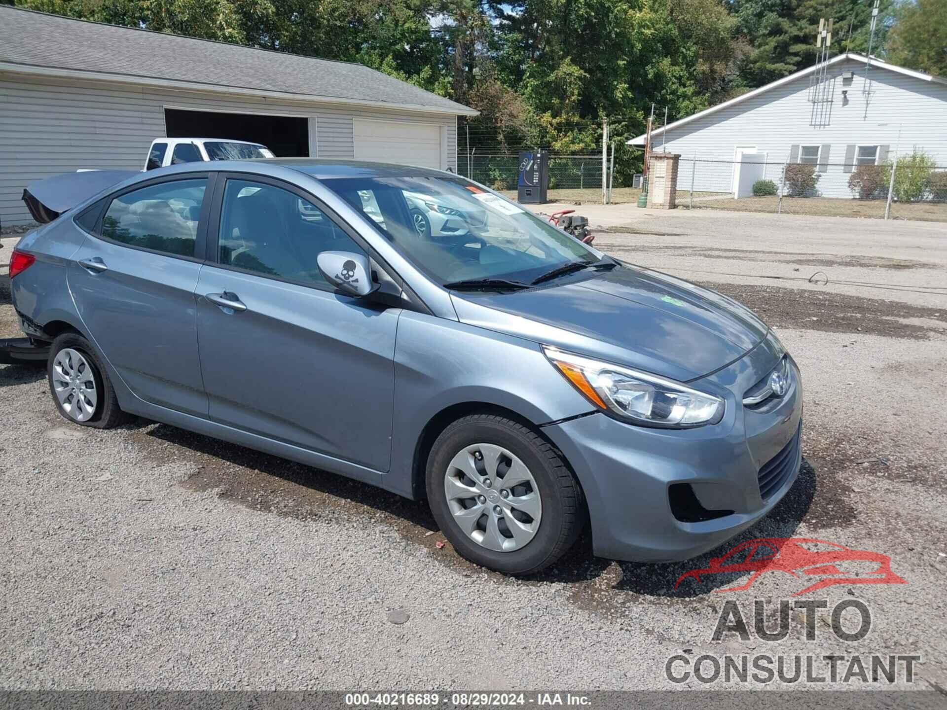 HYUNDAI ACCENT 2017 - KMHCT4AEXHU354744