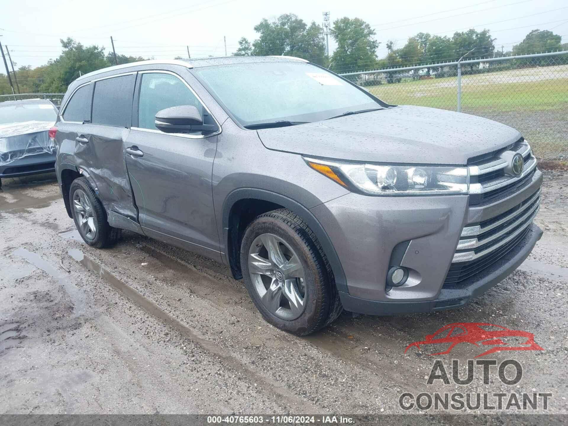 TOYOTA HIGHLANDER 2018 - 5TDDZRFH8JS488783