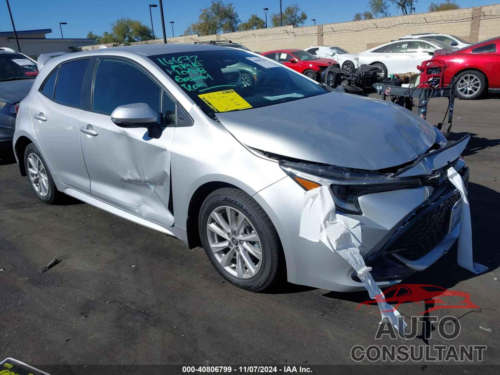 TOYOTA COROLLA 2023 - JTND4MBEXP3197429