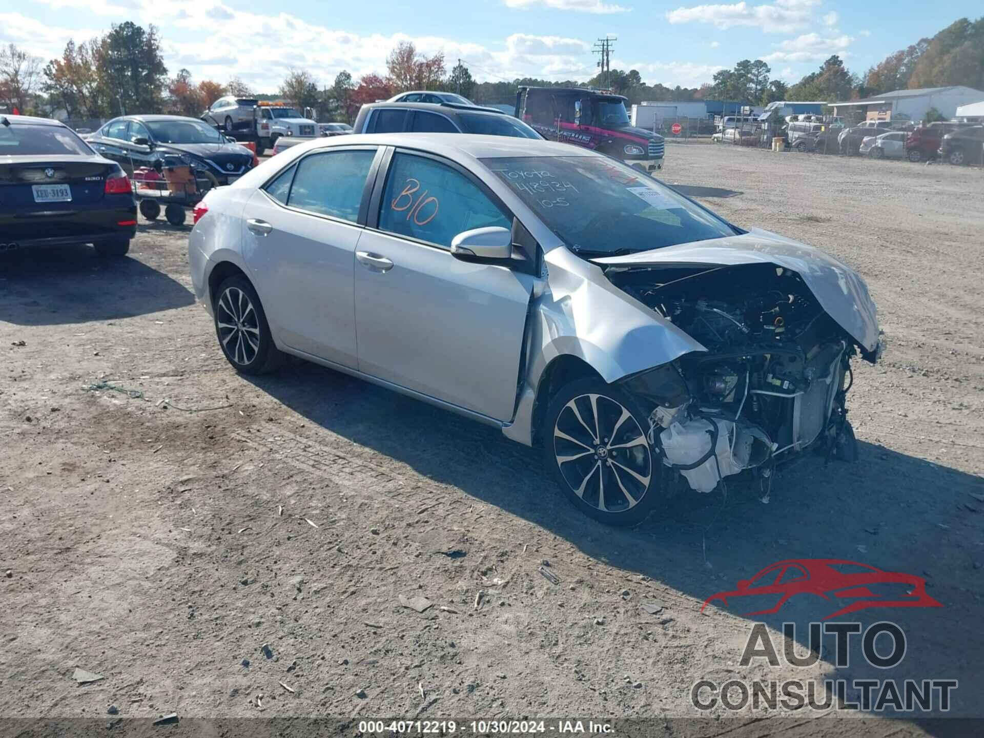 TOYOTA COROLLA 2019 - 5YFBURHE1KP928586