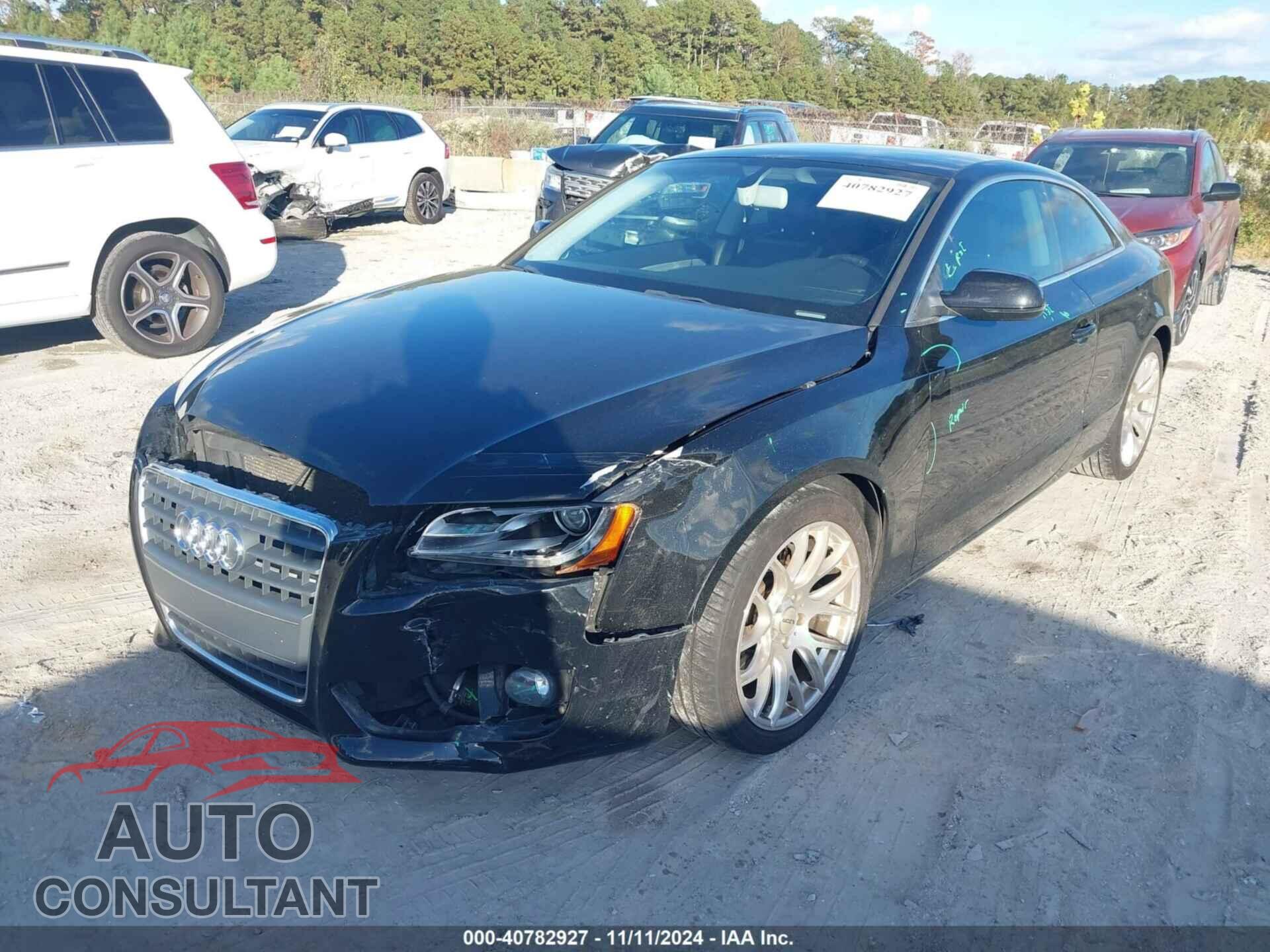 AUDI A5 2010 - WAURFAFR2AA078385