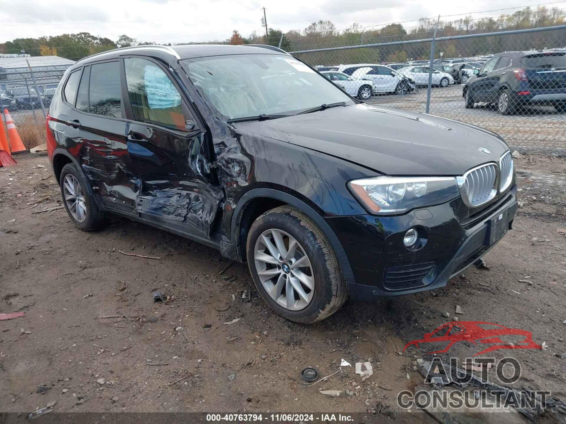 BMW X3 2016 - 5UXWX9C58G0D66317