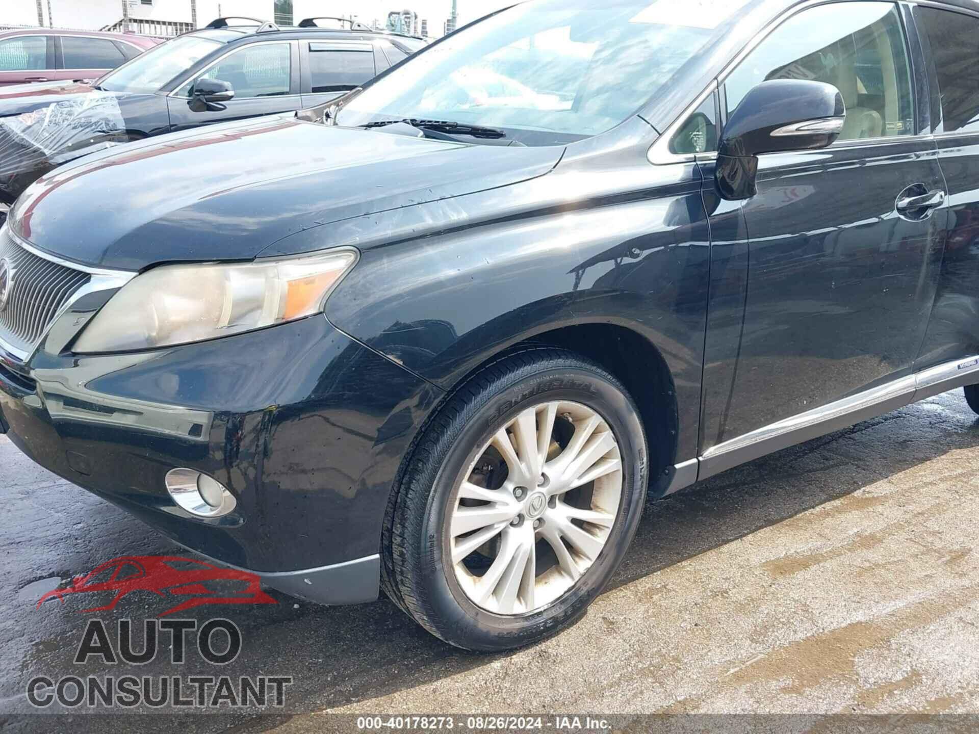 LEXUS RX 450H 2011 - JTJBC1BA6B2417543