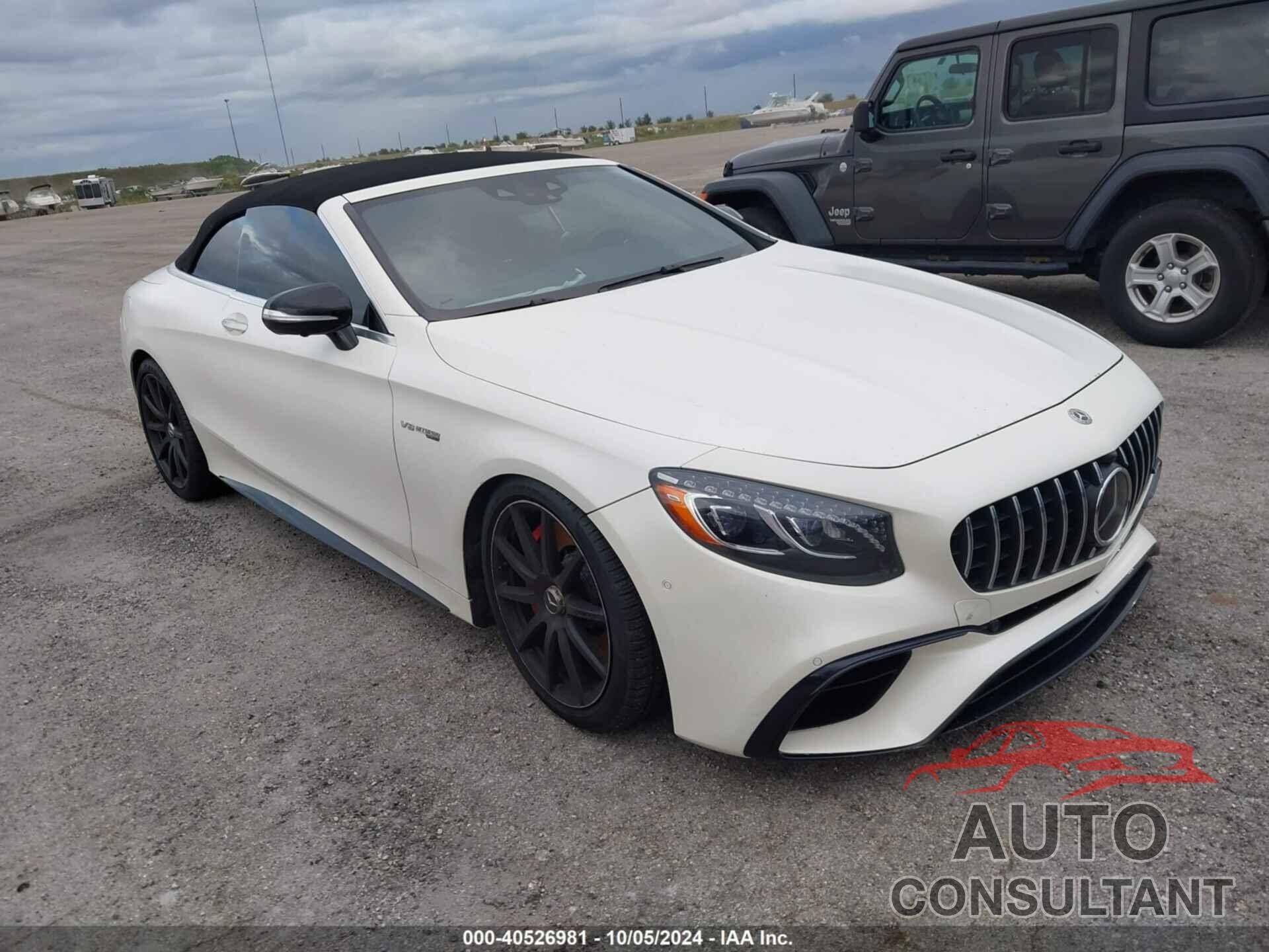 MERCEDES-BENZ AMG S 63 2018 - WDDXK8JB4JA034564