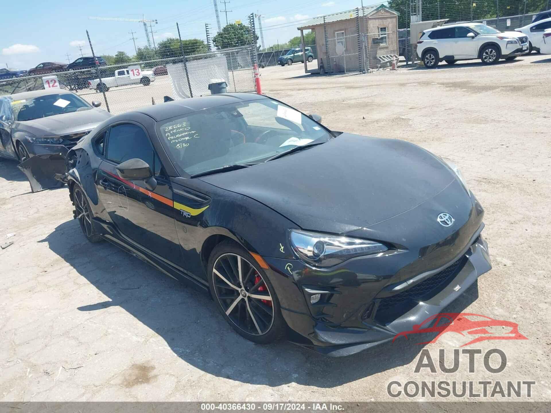 TOYOTA 86 2019 - JF1ZNAE14K9701595