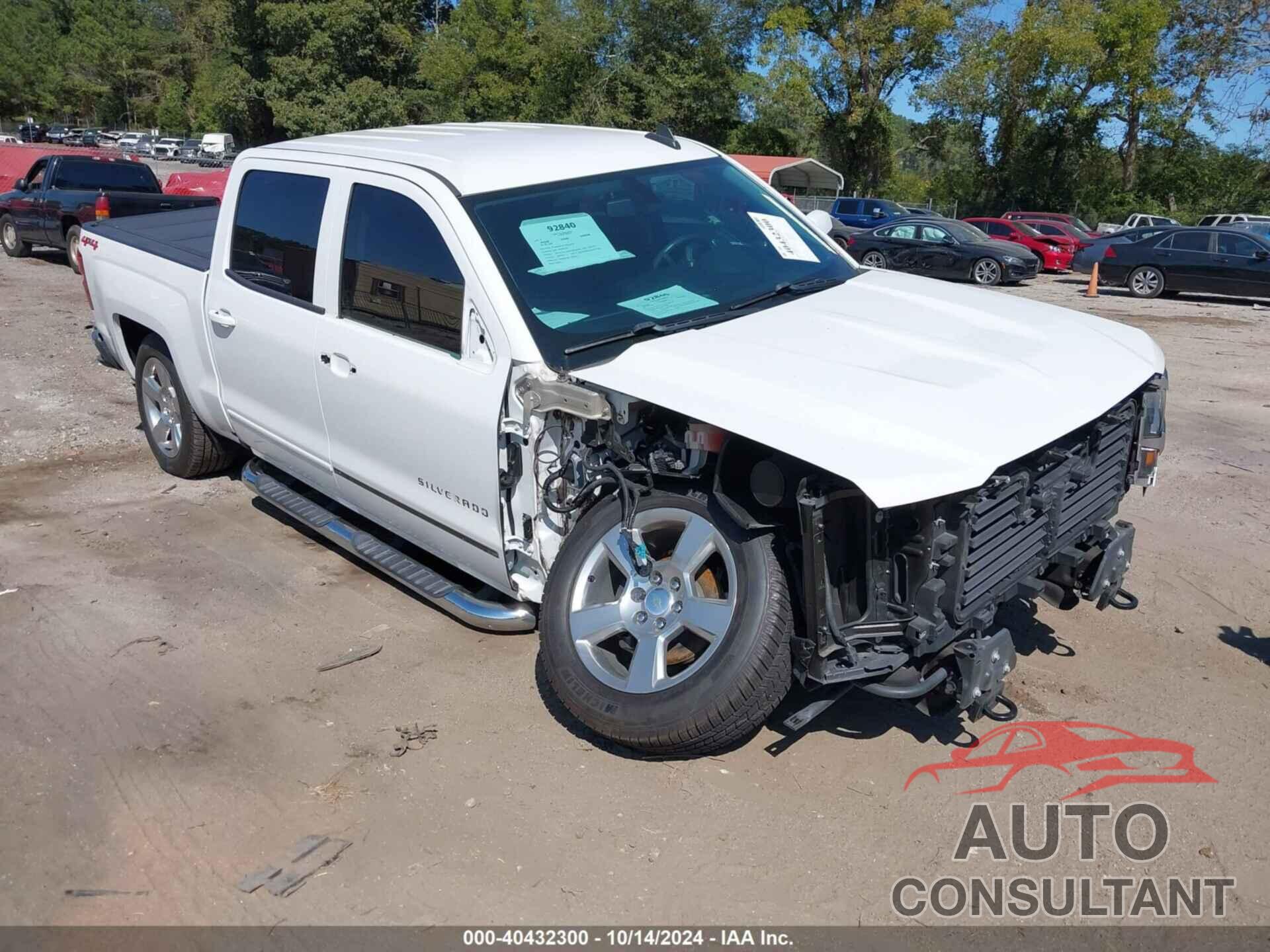 CHEVROLET SILVERADO 1500 2018 - 3GCUKRECXJG337226