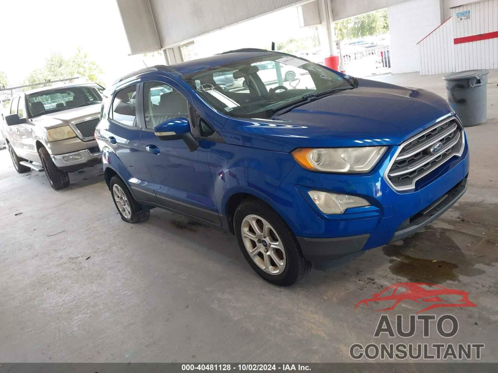 FORD ECOSPORT 2018 - MAJ3P1TE8JC225522