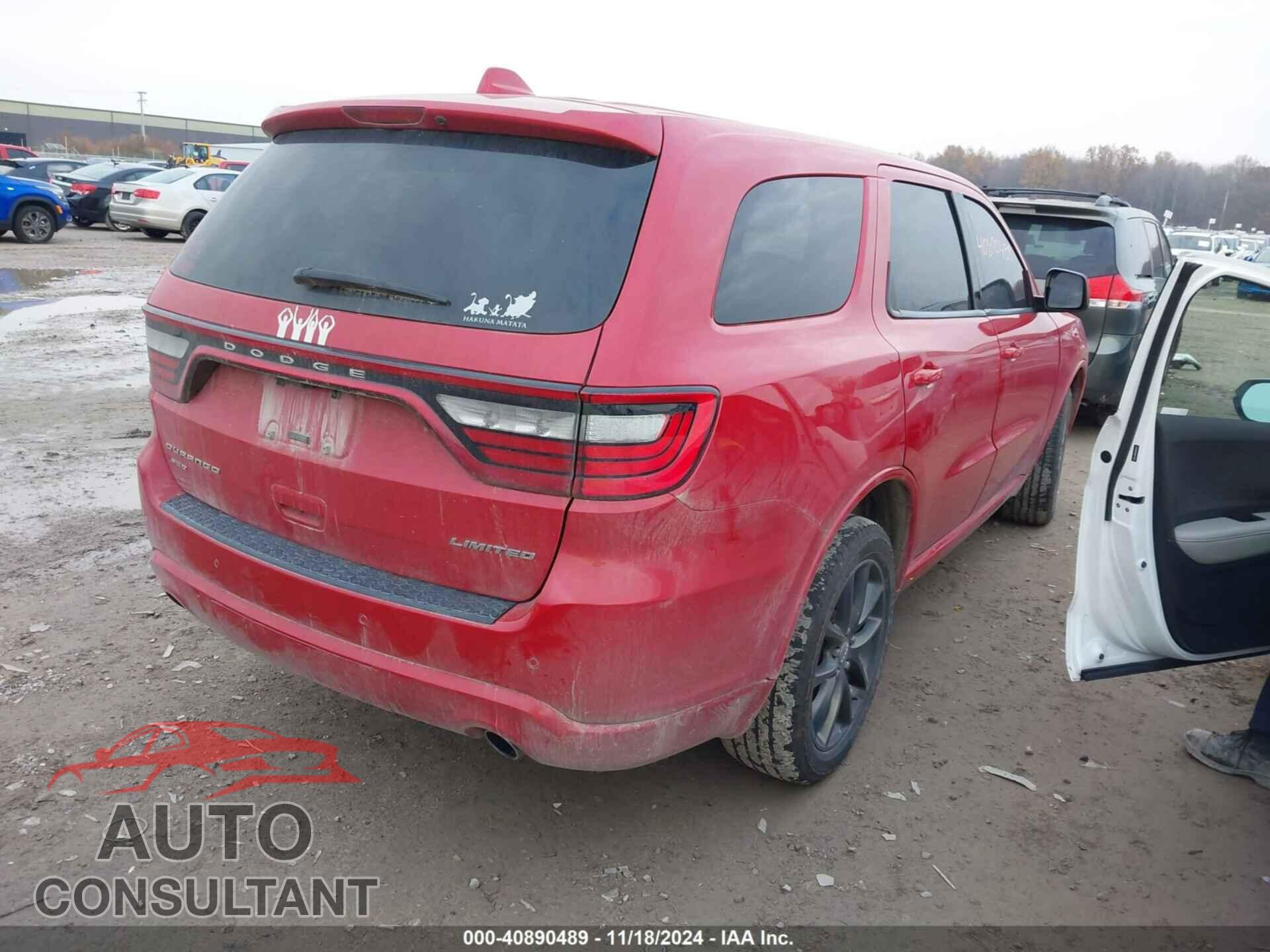 DODGE DURANGO 2016 - 1C4RDJDG1GC336726