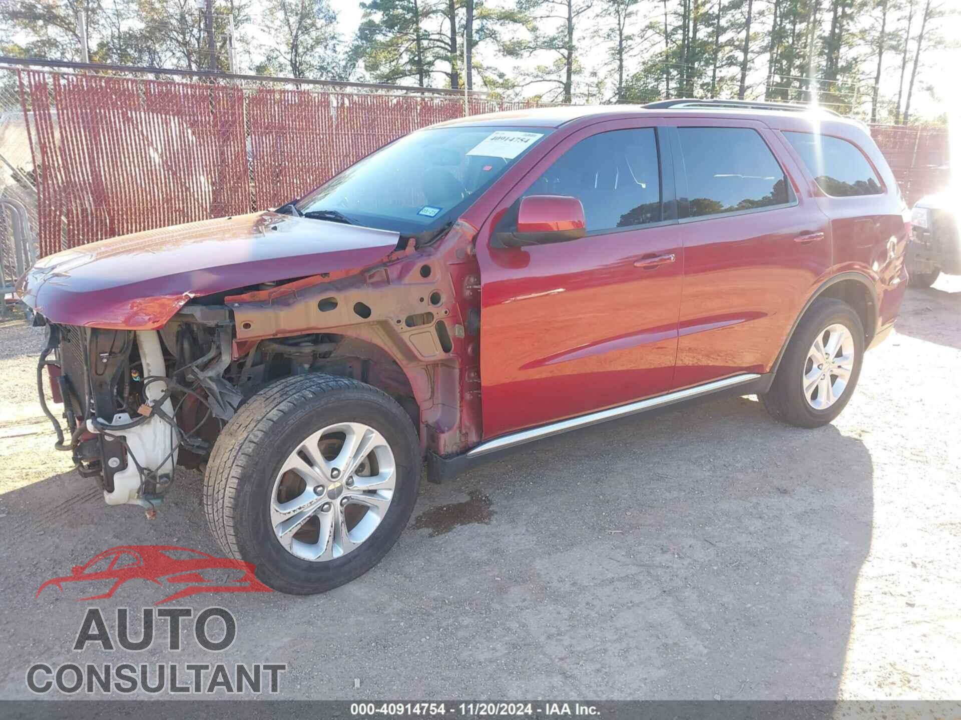 DODGE DURANGO 2013 - 1C4RDHAGXDC527344