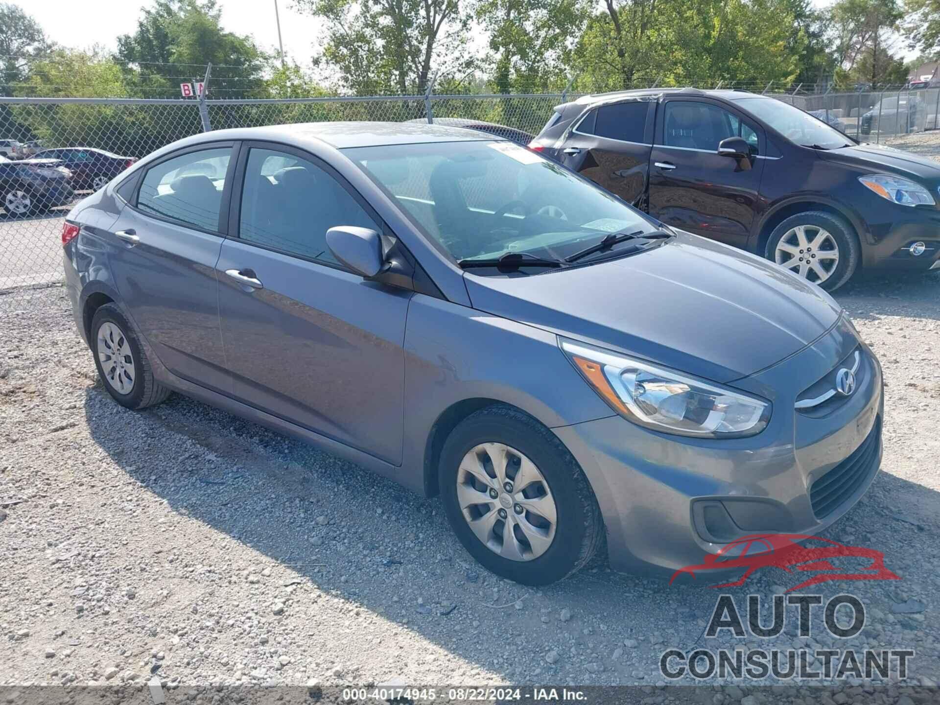 HYUNDAI ACCENT 2017 - KMHCT4AE4HU313106