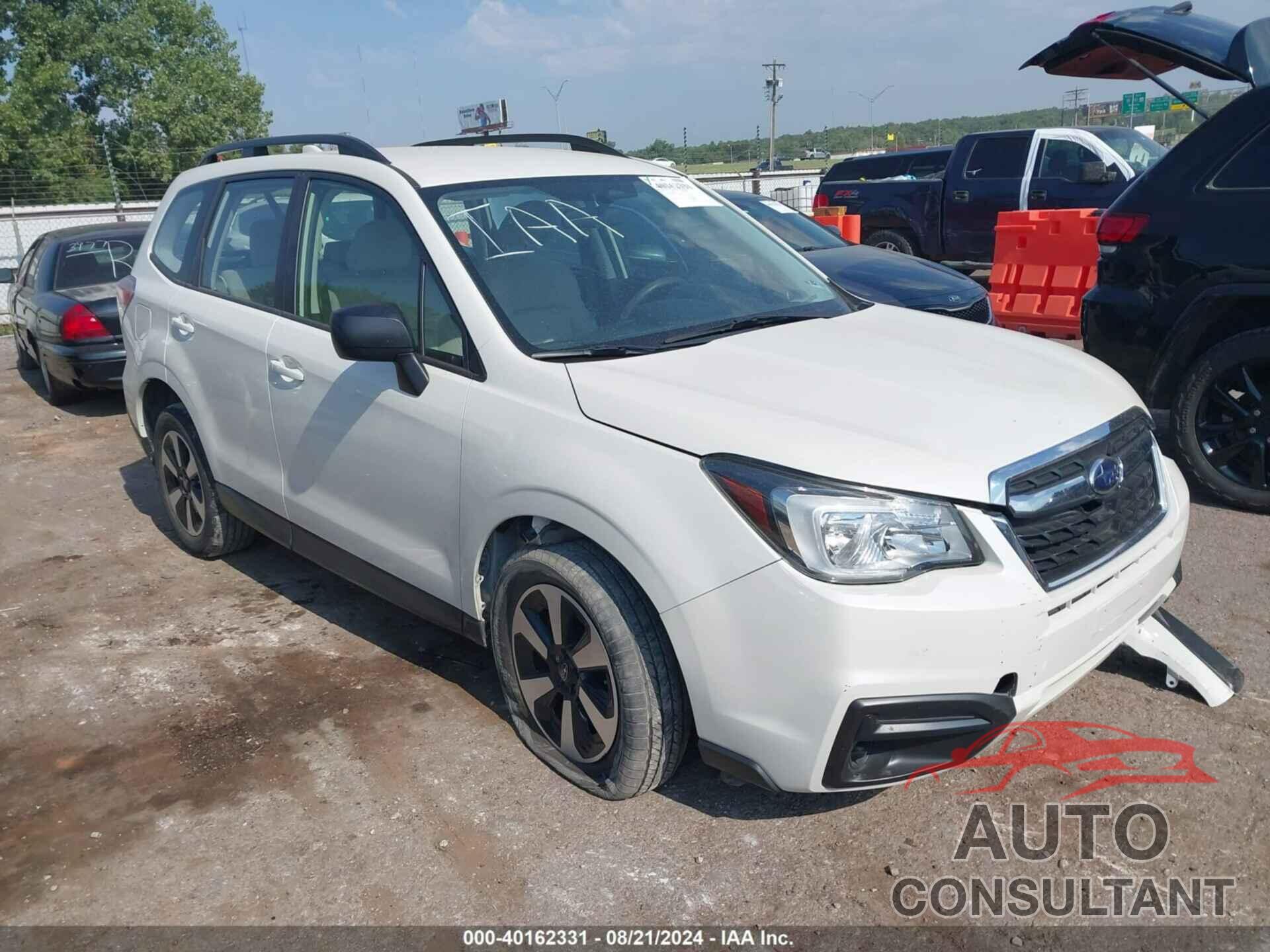 SUBARU FORESTER 2018 - JF2SJABC9JH492082