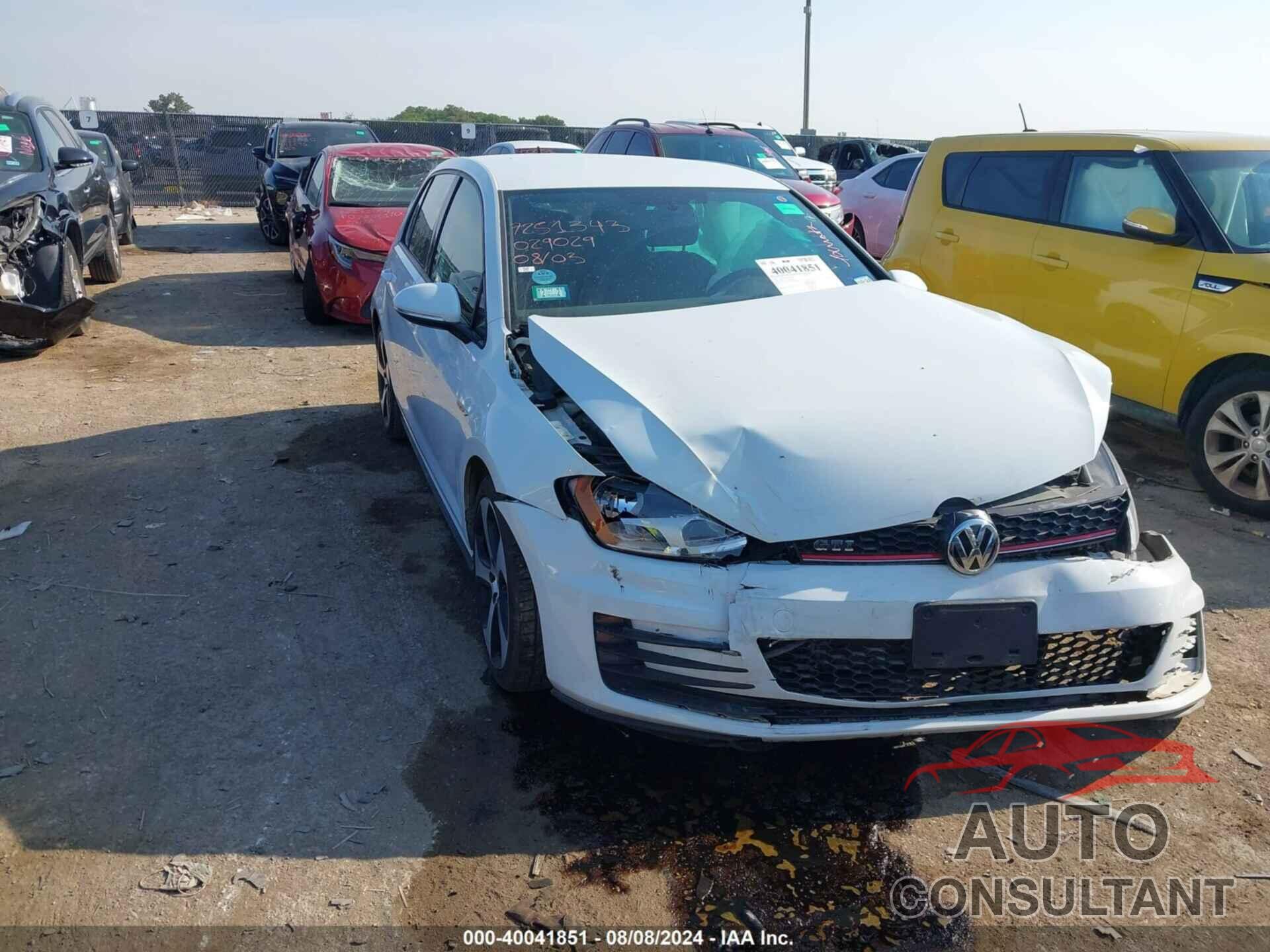 VOLKSWAGEN GOLF GTI 2017 - 3VW4T7AU1HM029029