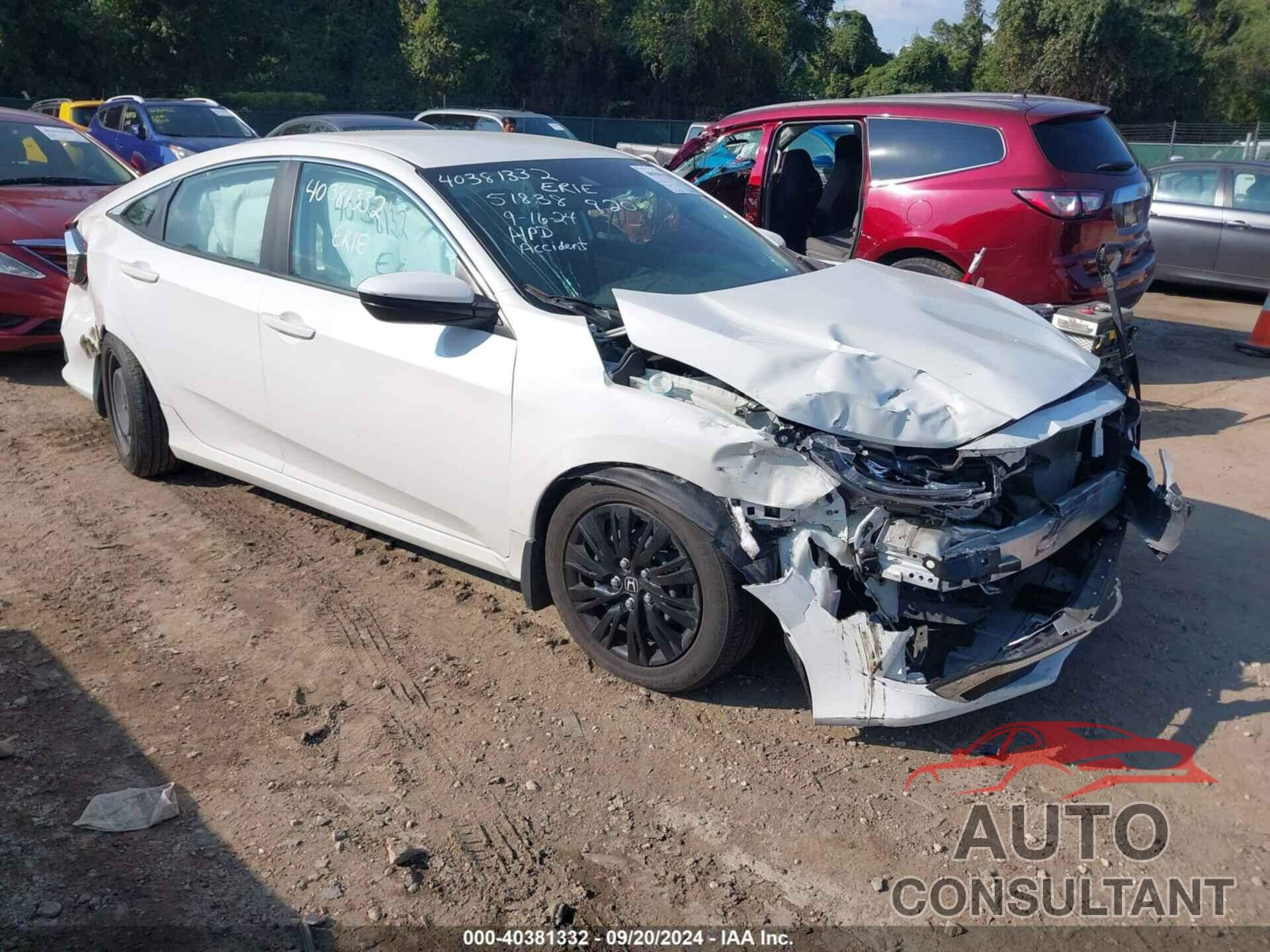 HONDA CIVIC 2019 - 2HGFC2F62KH573703